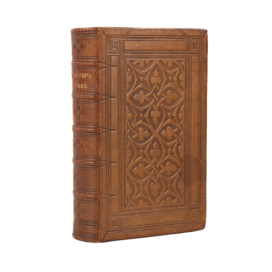 1859 GEORGE HERBERT. The Works of George Herbert. Leather Binding with Gauffered Edges.