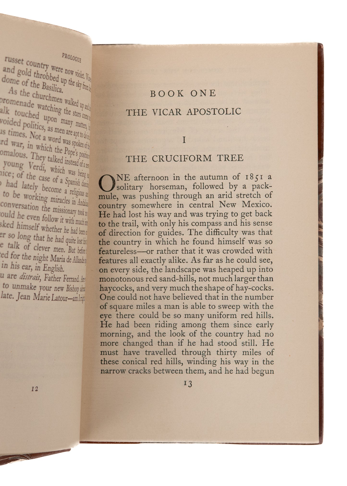 1928 WILLA CATHER. Death Comes for the Archbishop. Superb American Southwest Novel.