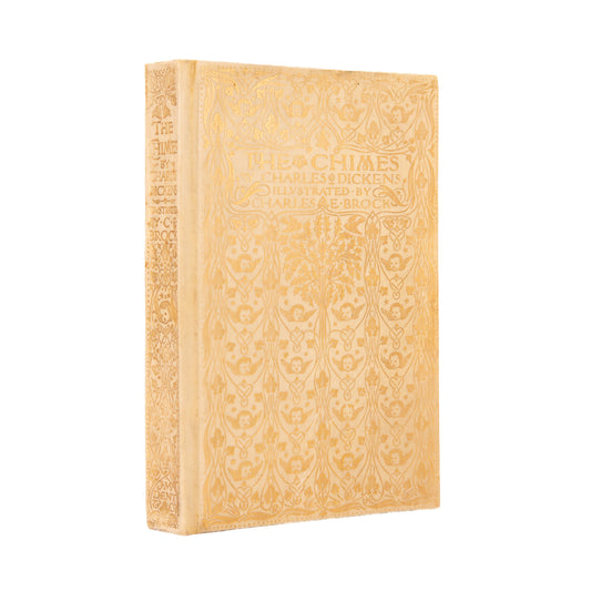 1905 CHARLES DICKENS. The Chimes. A Goblin Christmas Story. Sequel to A Christmas Carol in Fine Vellum Binding.