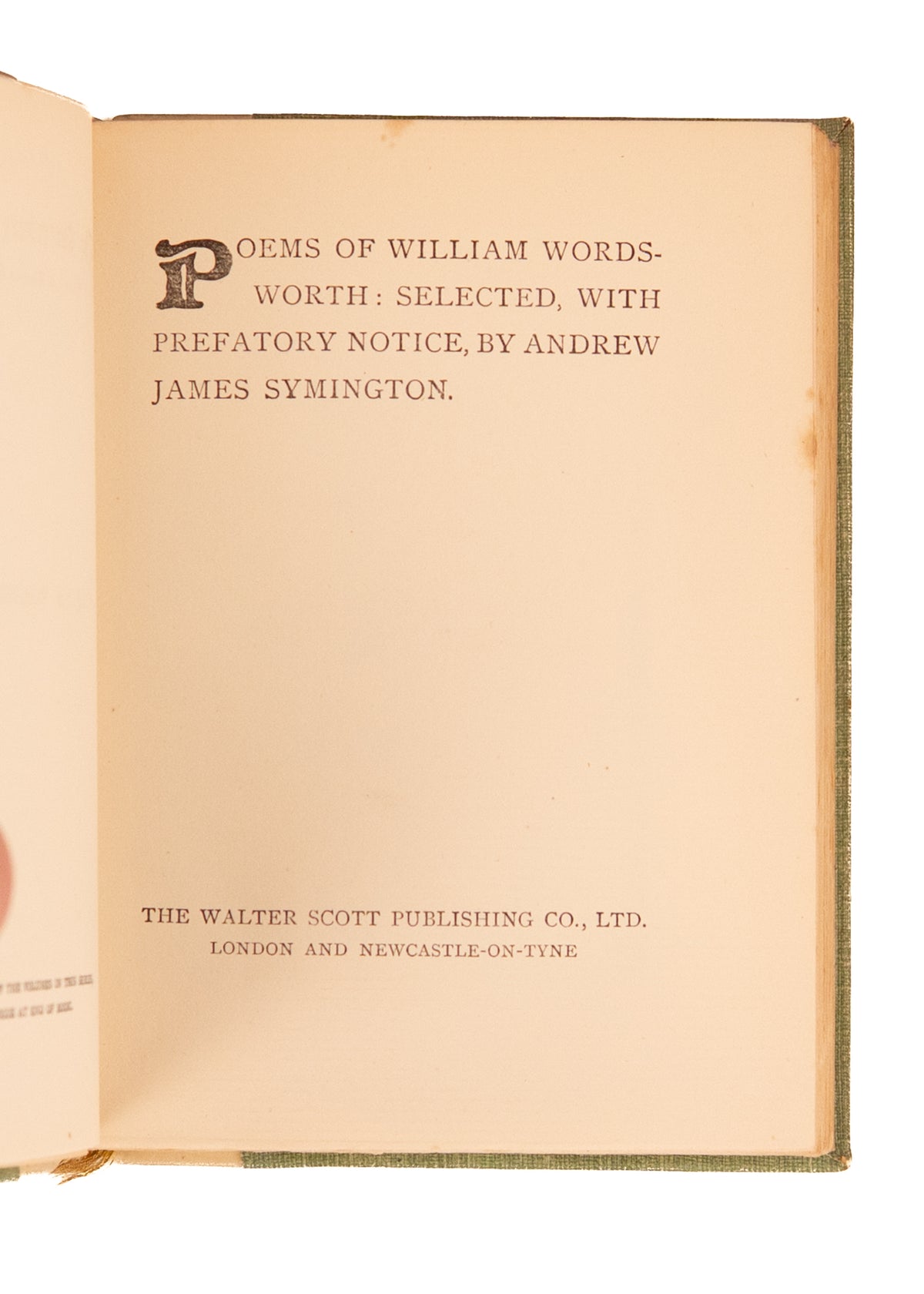 c.1900 CANTERBURY POETS. Emerson, Wordsworth, Coleridge, & Scott in Superb Arts & Crafts Vellum Bindings.