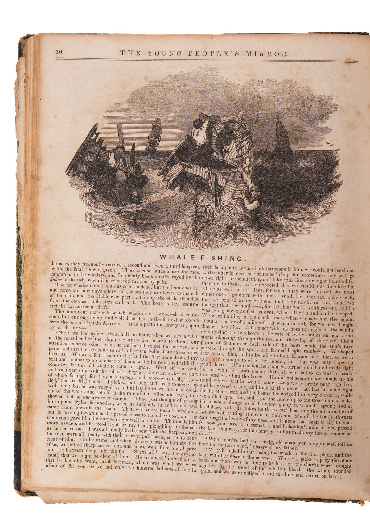 1848 & 1849. YOUNG PEOPLE'S MIRROR. Rare Complete Run of Benson John Lossing's Periodical for the Young.