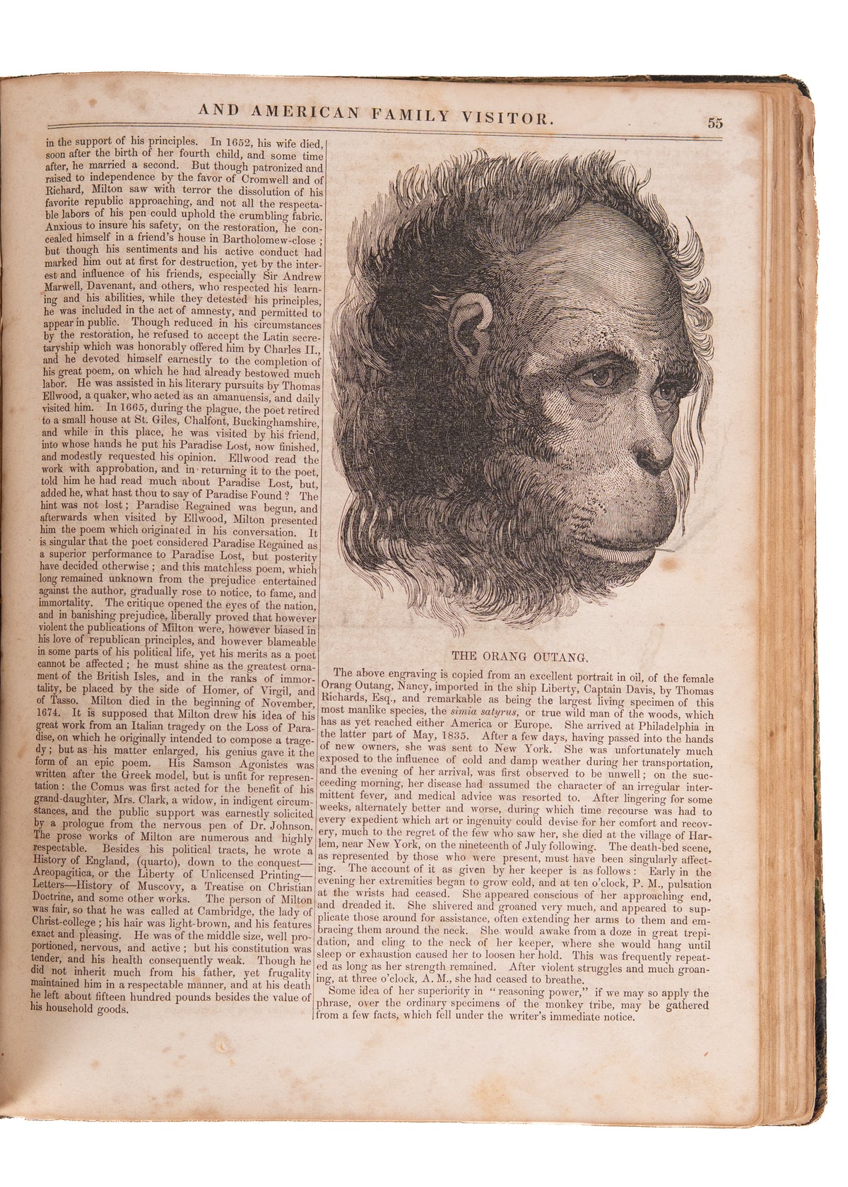 1848 & 1849. YOUNG PEOPLE'S MIRROR. Rare Complete Run of Benson John Lossing's Periodical for the Young.