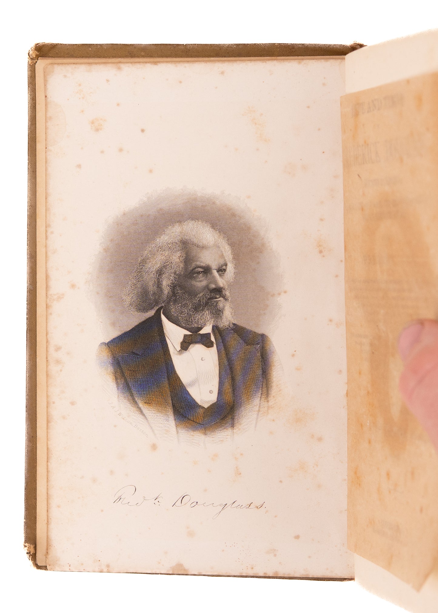 1883 FREDERICK DOUGLASS. Final Edition of His Most Substantial Autobiography. Anti-Slavery & Abolition.