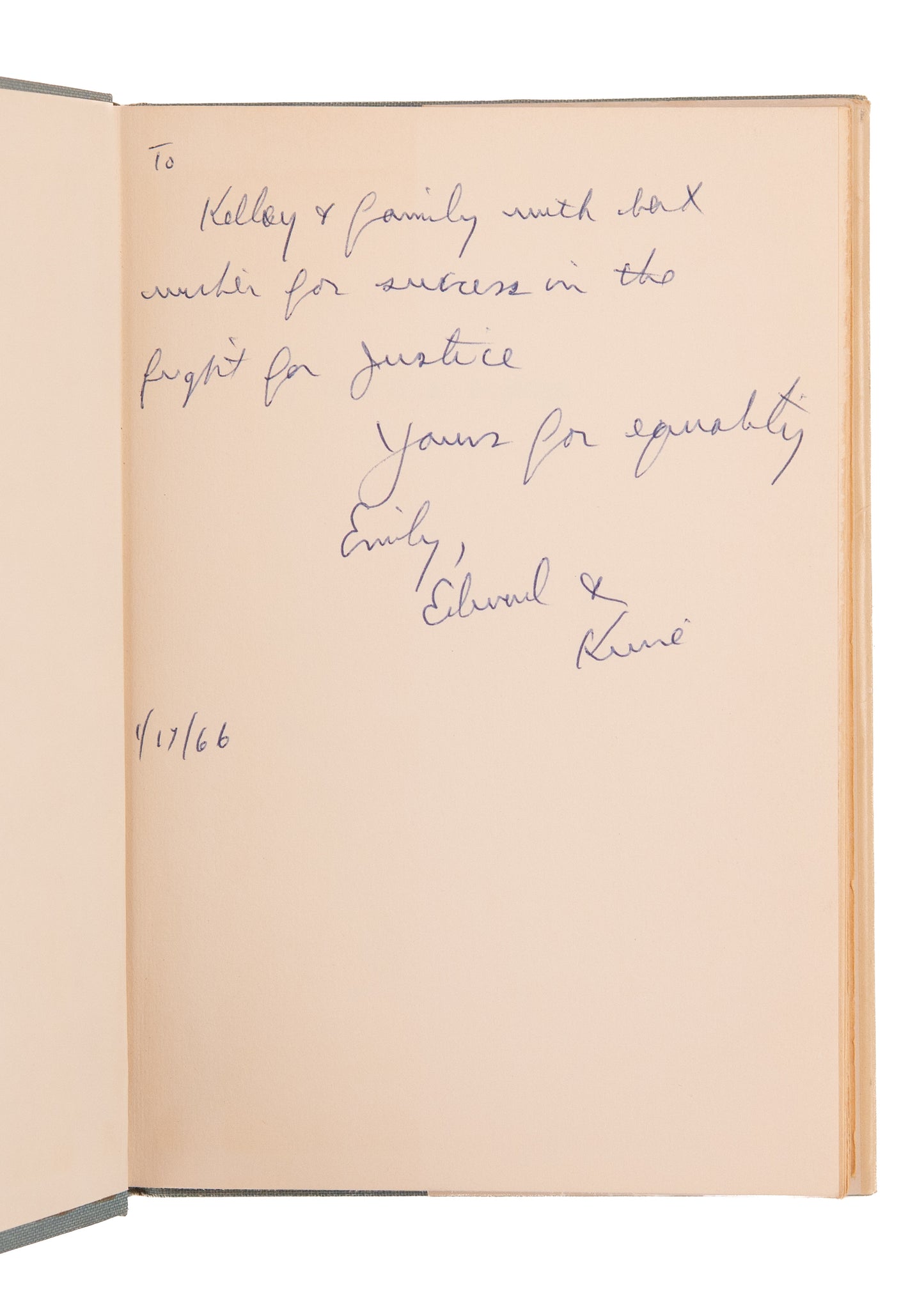 1951 HOWARD THURMAN. Deep is the Hunger. Signed by MLK's Mentor & Kivie Kaplan, Head of NAACP