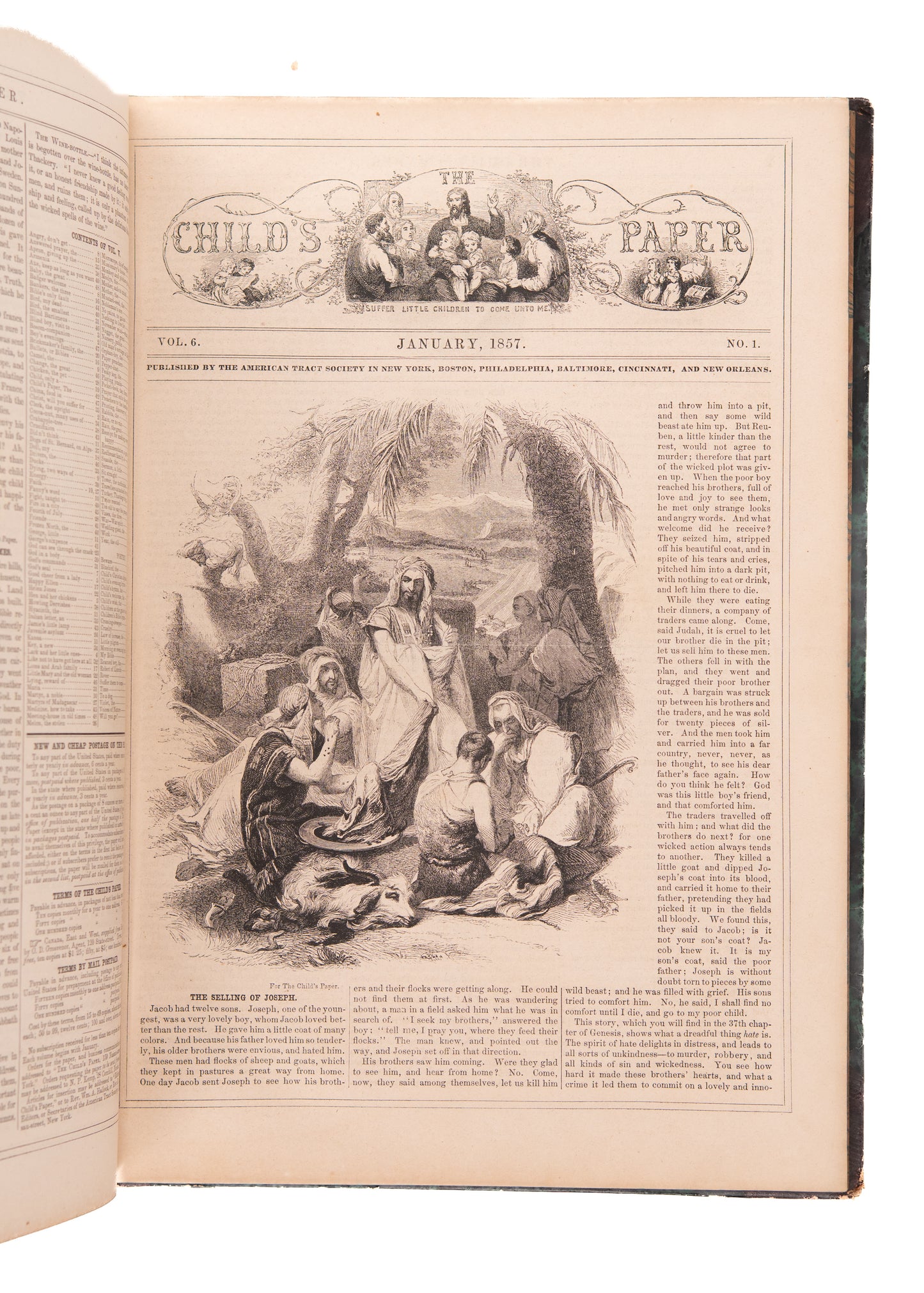 1856-1861 CHILD'S PAPER. 72 Issue Run of Important Civil War Publication for Juveniles. Superb Content.