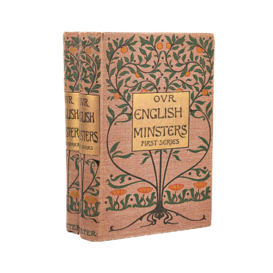 1900 ART NOUVEAU. Fine Binding - Our English Minsters & Beauty of English Churches. 1st & 2nd Series.