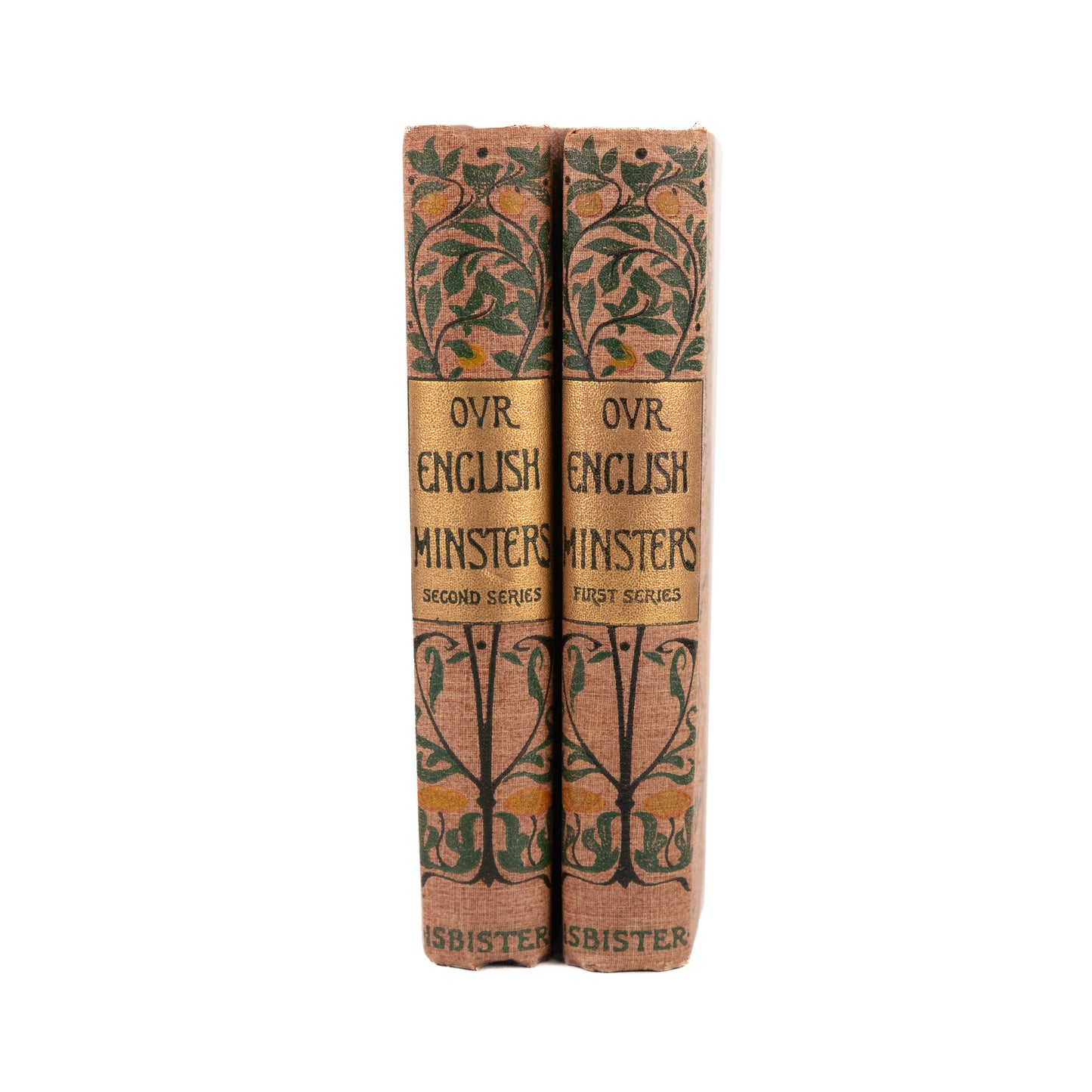 1900 ART NOUVEAU. Fine Binding - Our English Minsters & Beauty of English Churches. 1st & 2nd Series.