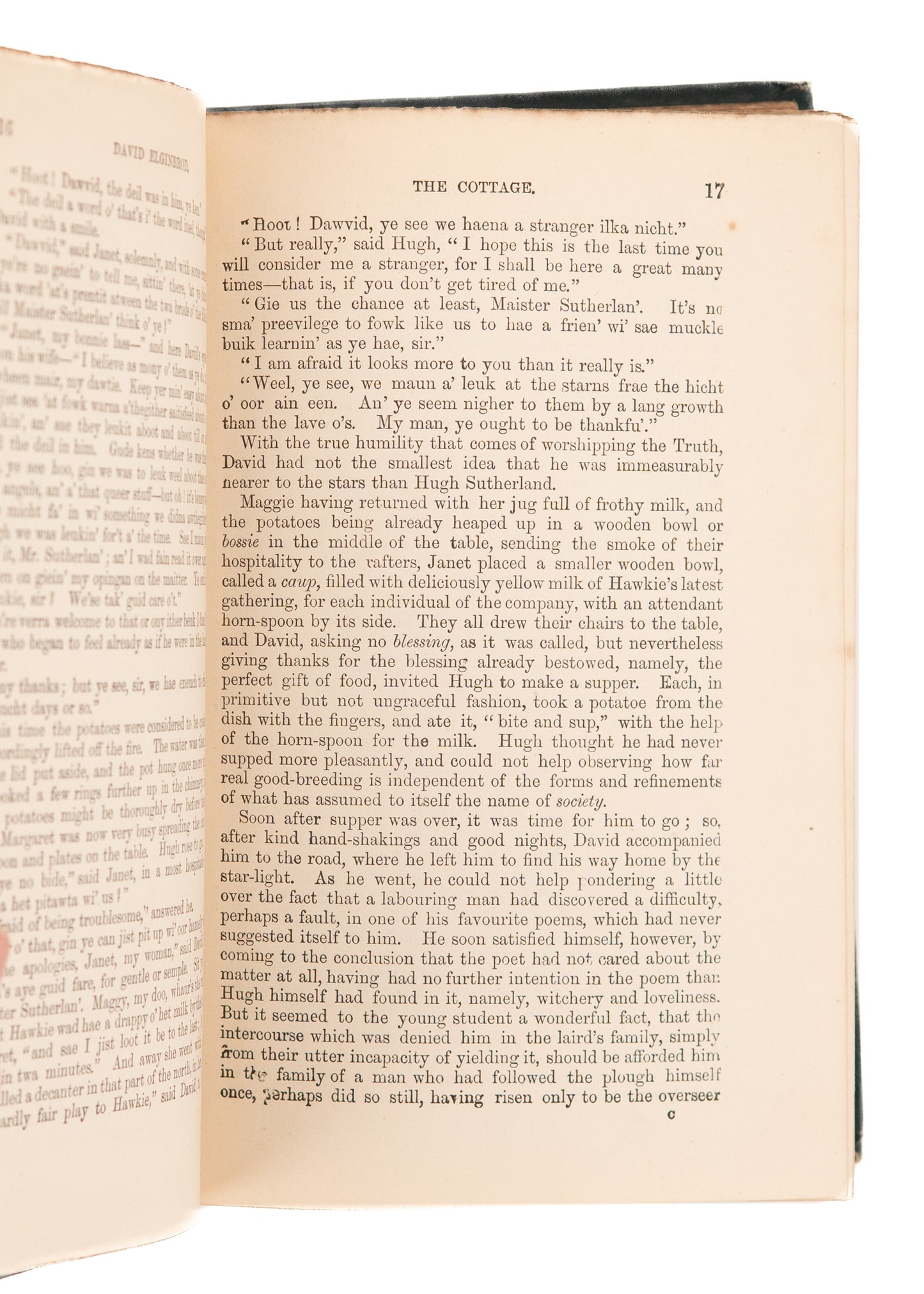 1890 GEORGE MACDONALD. David Elginbrod. His Breakout Novel. Nice Early Edition.