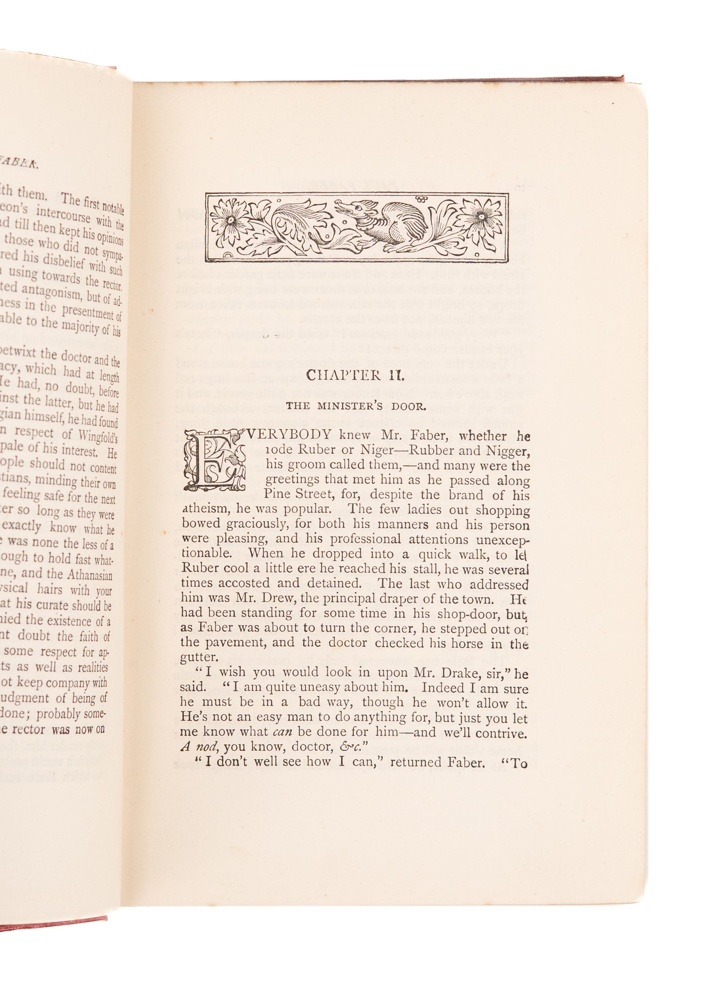 1892 GEORGE MACDONALD. Paul Faber, Surgeon. A Tale of Unkind, Divided Christians.