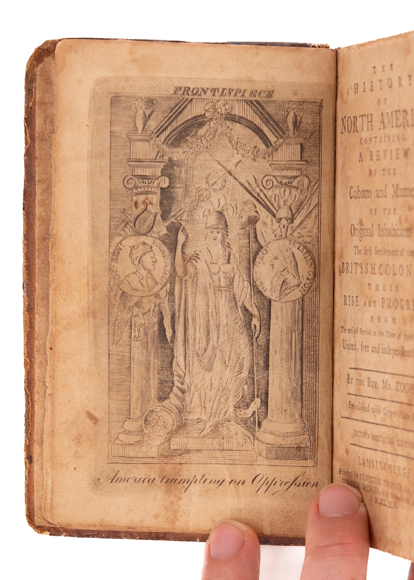 1795 PAUL REVERE. History of American Revolution for the Young with Revere Engravings.