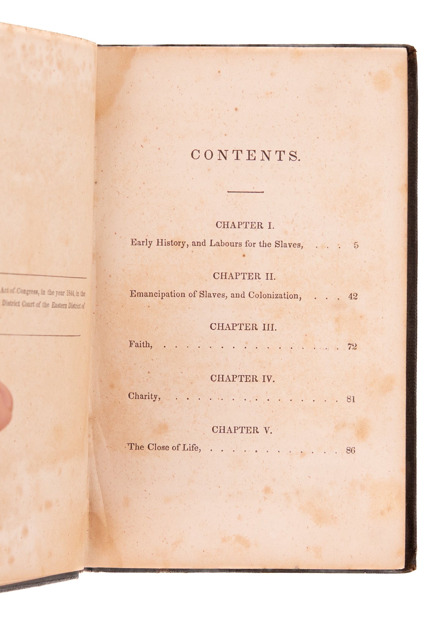 1844 EARLY FEMALE ABOLITIONIST. Memoir of Anne R. Page, Plantation Owner of Virginia.
