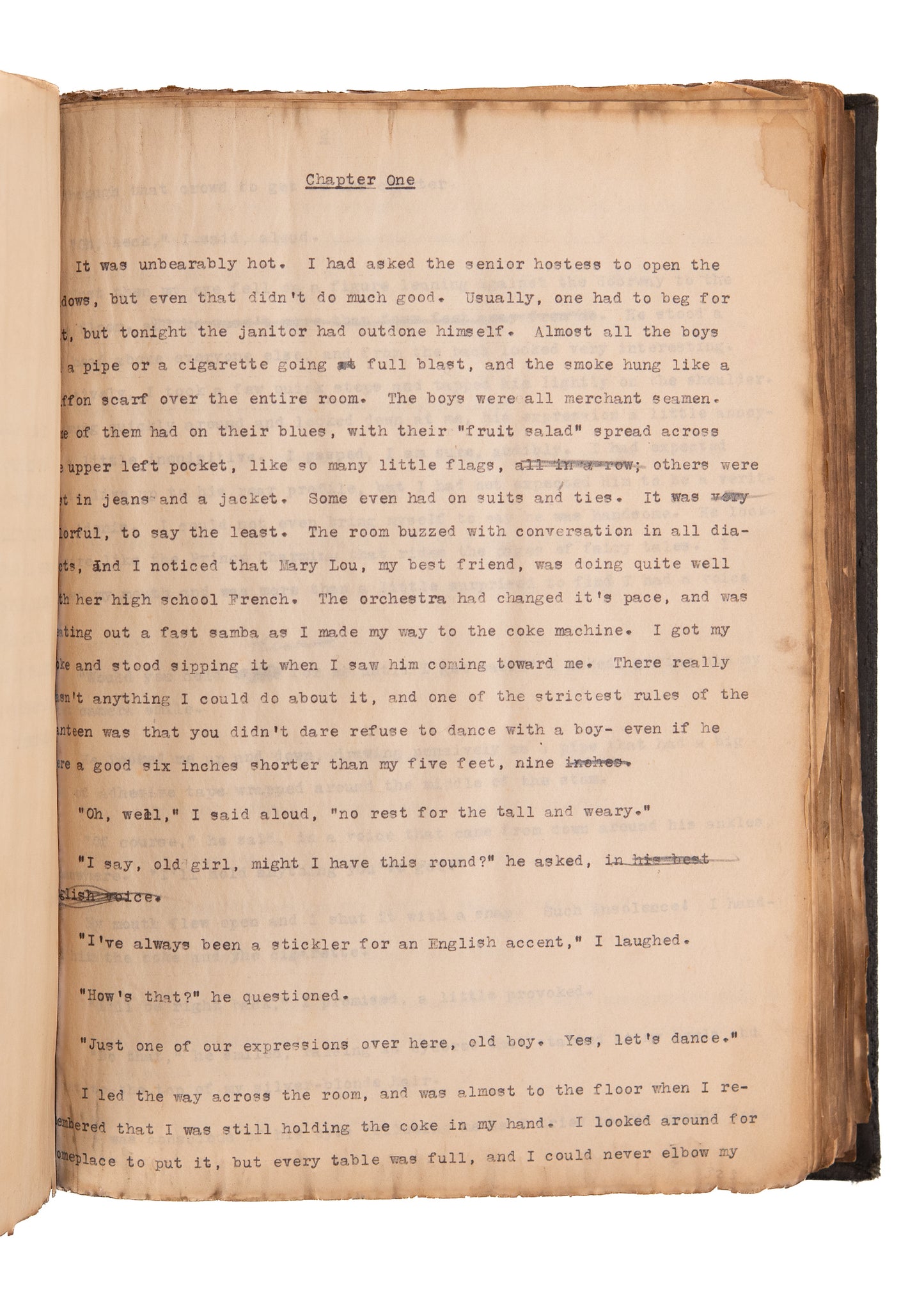 c.1943 HAP CARPENTER. Unpublished World War II Novel "Beggars Would Ride." Bing Crosby &c.