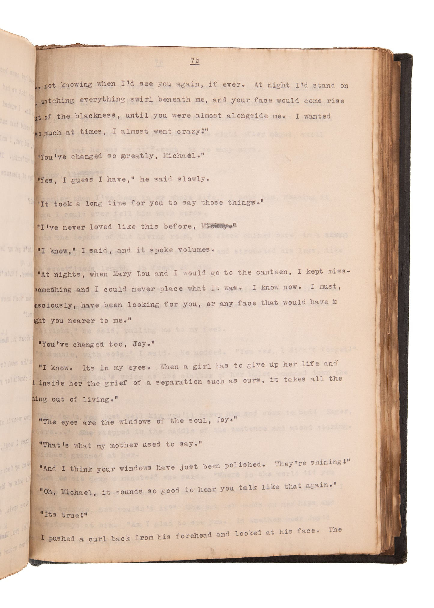 c.1943 HAP CARPENTER. Unpublished World War II Novel "Beggars Would Ride." Bing Crosby &c.