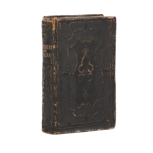 1861 CIVIL WAR BIBLE. Exceptionally Early War Presentation Bible to Ashland Ohio Sergeant.