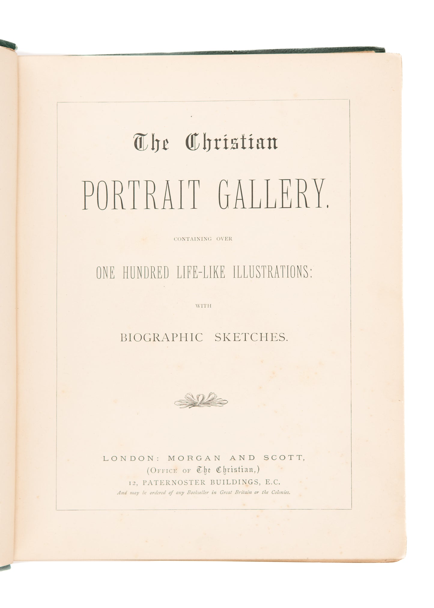 1880's SPURGEON & MULLER &c. The Christian Portrait Gallery - The Finest Table Book of Victorian Era