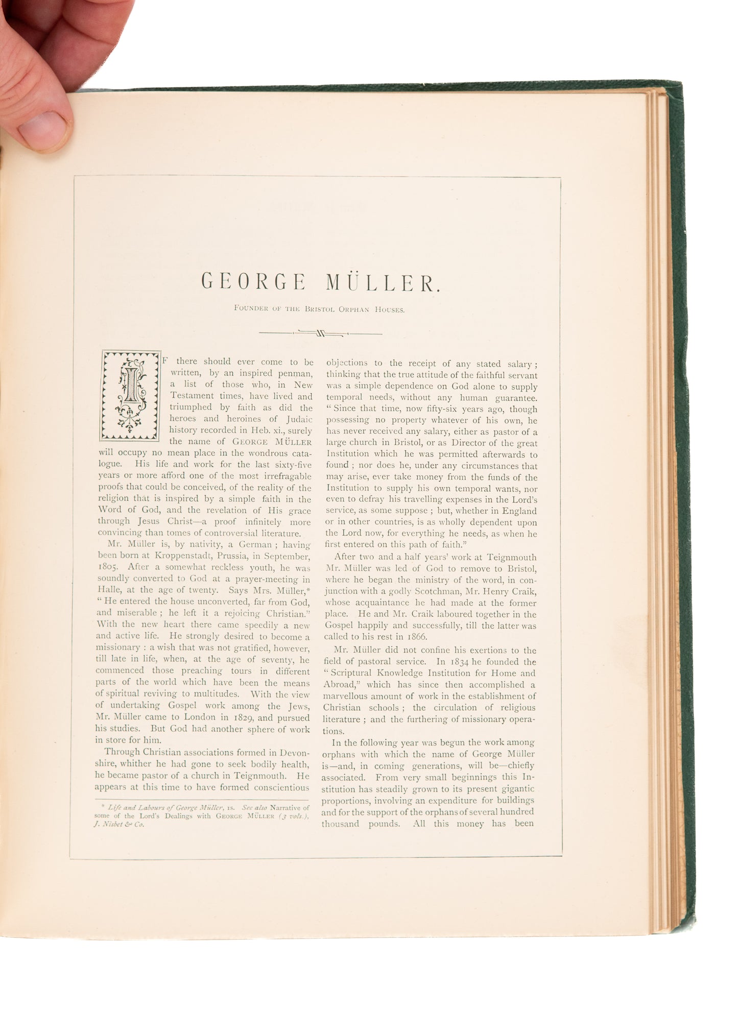 1880's SPURGEON & MULLER &c. The Christian Portrait Gallery - The Finest Table Book of Victorian Era