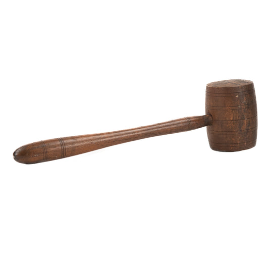 1874 NEGRO SUFFRAGE. Gavel with "May God Defend the Right. Nov. 8, 1874" Black Justice Connections