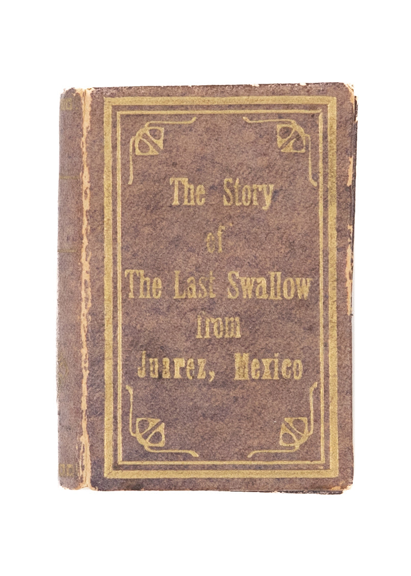 1931 PROHIBITION. The Story of the Last Swallow - Novelty Prohibition Hidden Scotch Drinking Set.