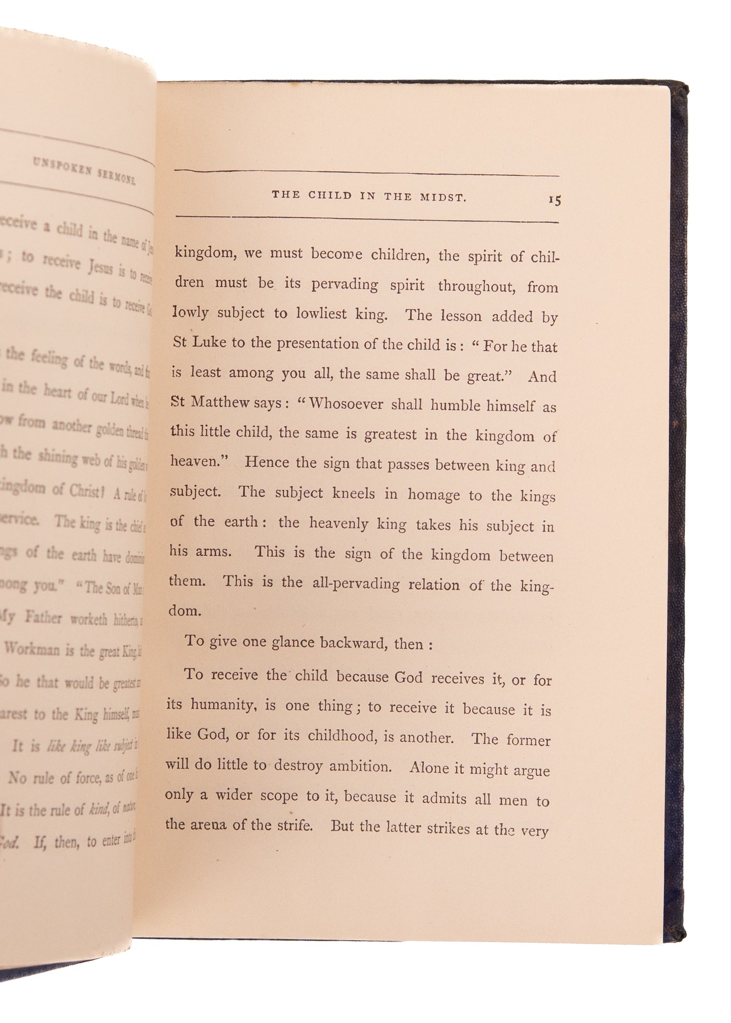 1870 GEORGE MACDONALD. Unspoken Sermons. First Edition - Consuming Fire of God's Love.