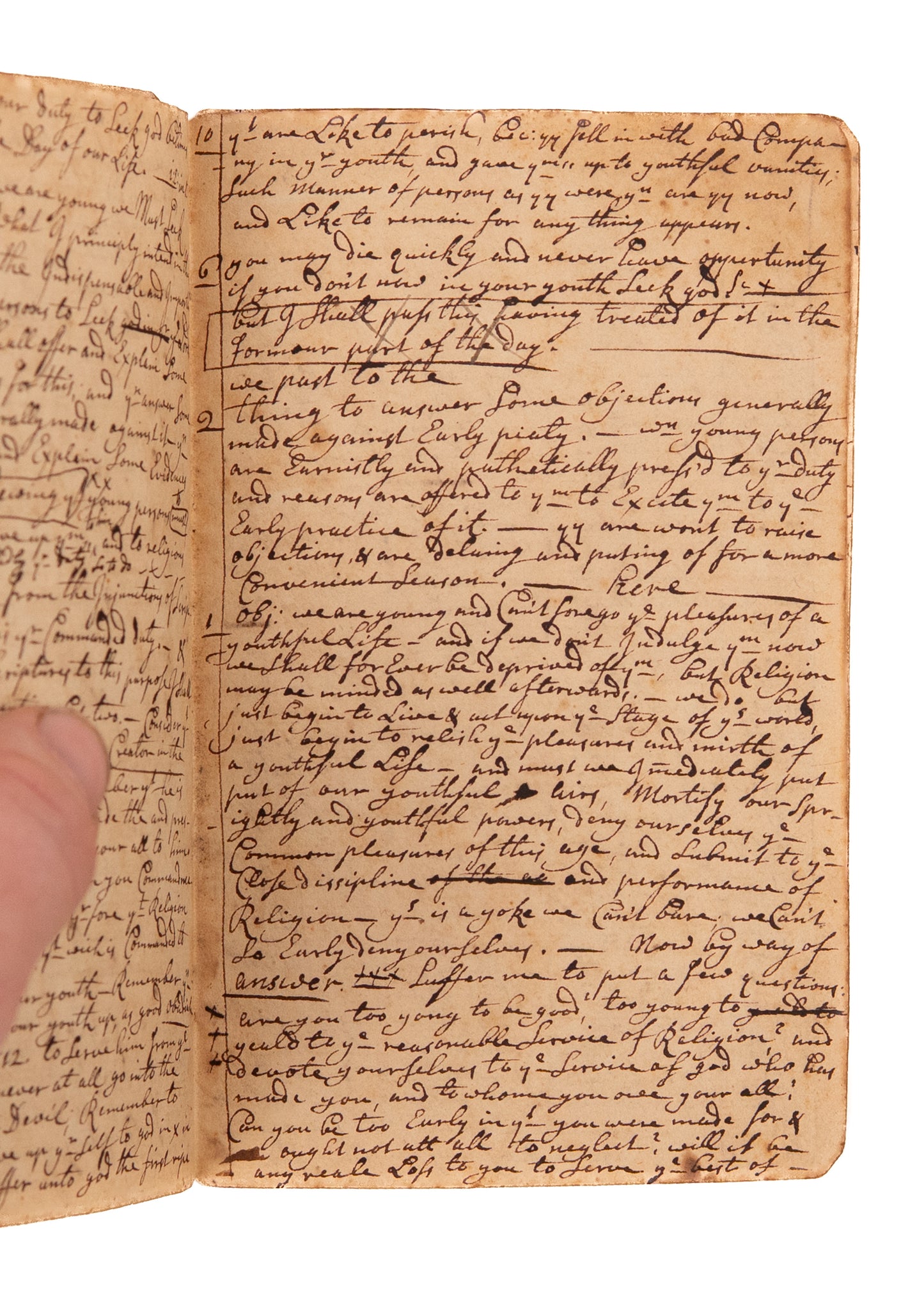 1727 JONATHAN EWARDS. 1727 MSs Sermon on Early Piety by Jonathan Edwards' Brother-in-Law, Samuel Backus.