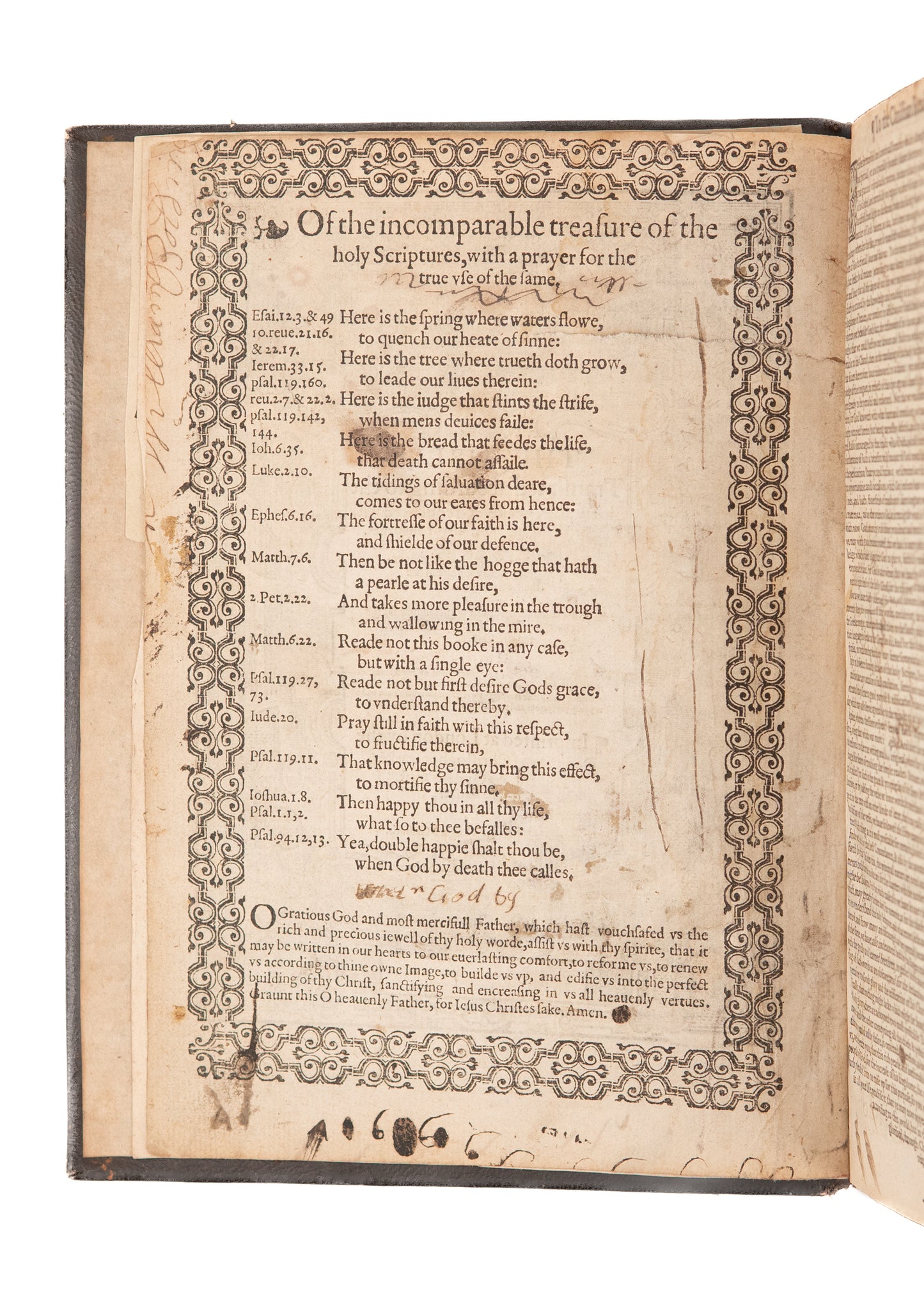 1589 GENEVA BLACK LETTER. The Ultimate "Puritan" Geneva, Containing the Calvinist's Catechism.