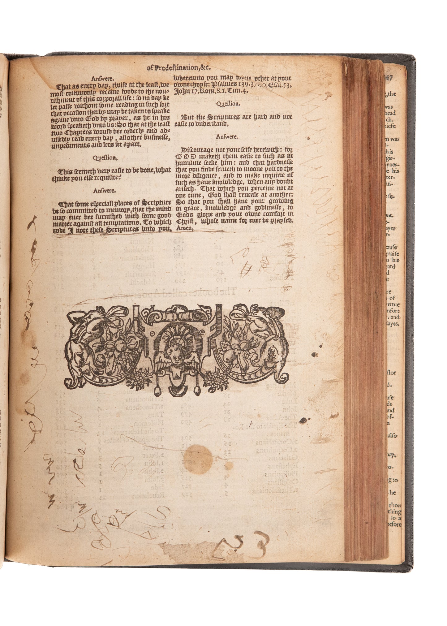 1589 GENEVA BLACK LETTER. The Ultimate "Puritan" Geneva, Containing the Calvinist's Catechism.