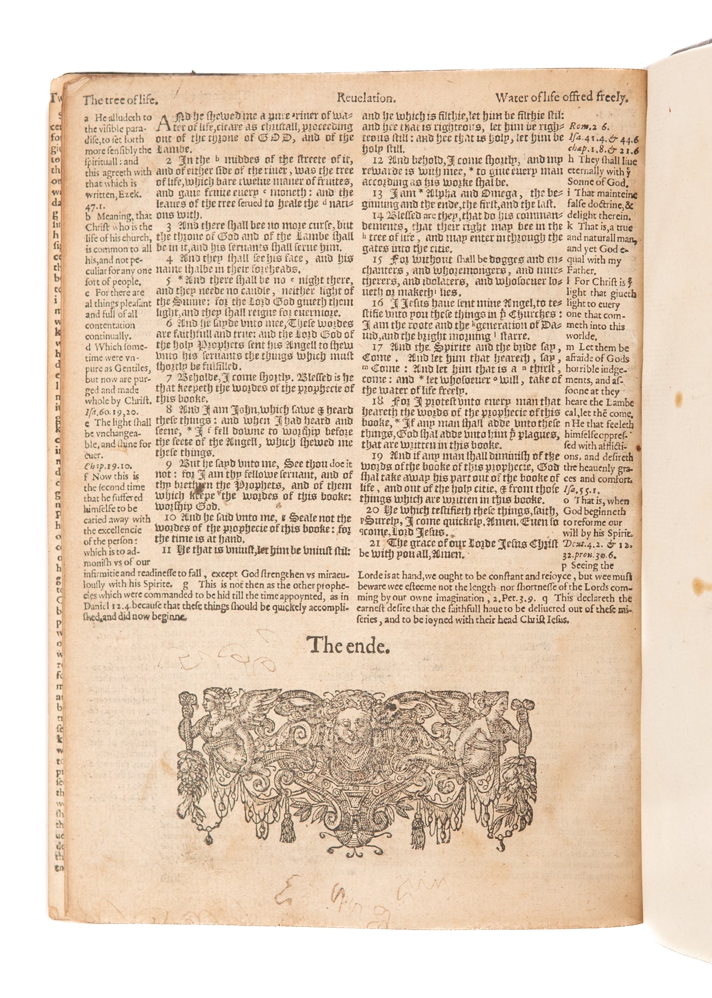 1589 GENEVA BLACK LETTER. The Ultimate "Puritan" Geneva, Containing the Calvinist's Catechism.