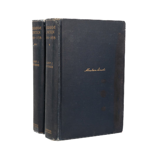 1928 ABRAHAM LINCOLN. First Edition of a Highly Regarded Lincoln Biography by Albert Beveridge.