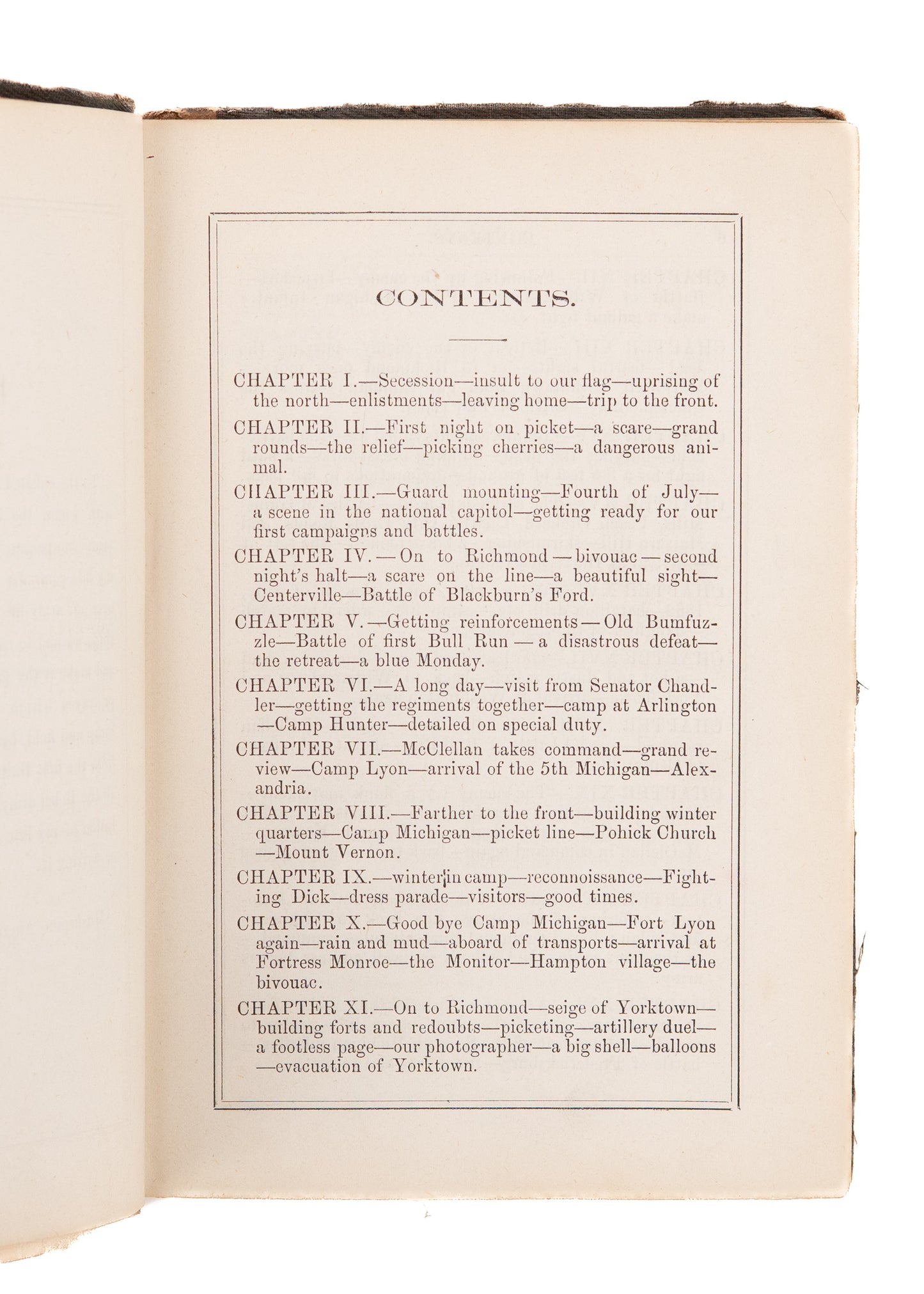 1874 CIVIL WAR - MICHIGAN. Four Years Campaigning in the Army of Potomac.