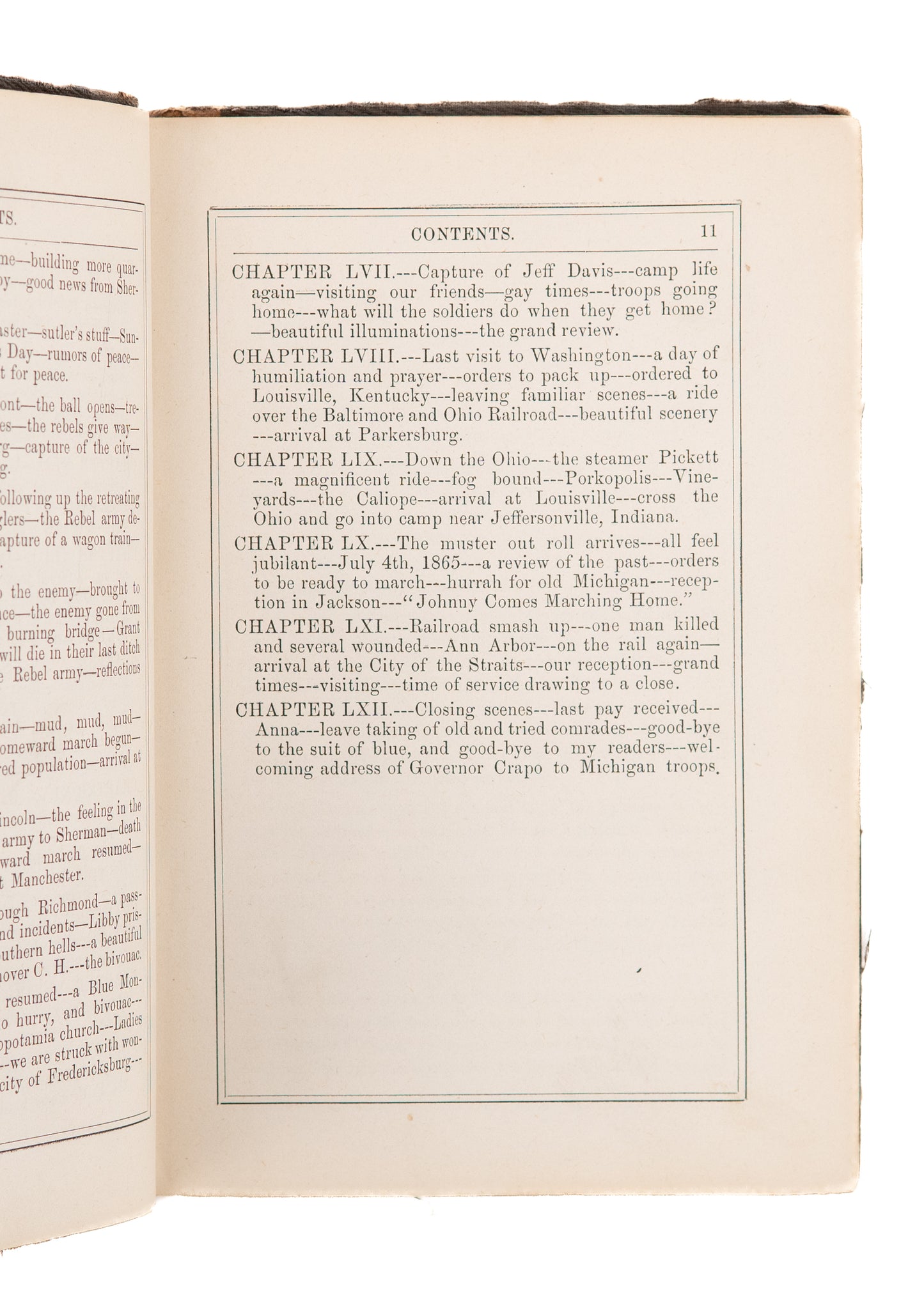 1874 CIVIL WAR - MICHIGAN. Four Years Campaigning in the Army of Potomac.