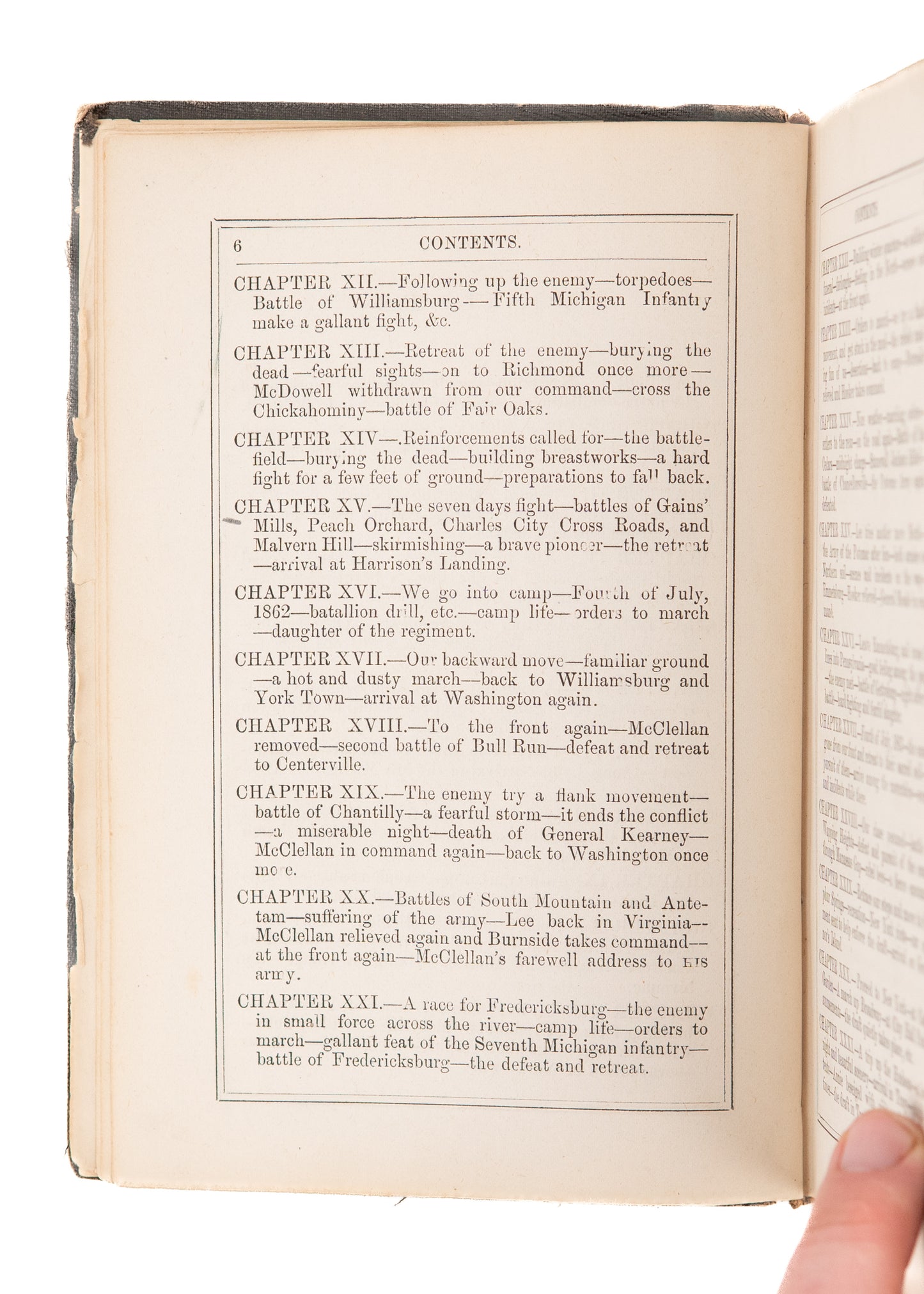 1874 CIVIL WAR - MICHIGAN. Four Years Campaigning in the Army of Potomac.