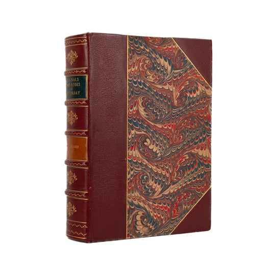 1902 ROSES & GARDENING. Beautifully Bound Classic Work on Gardening, Roses, & Sun Dials.