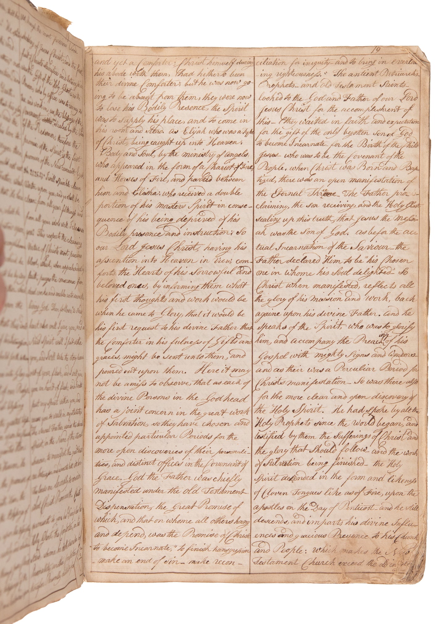 1790 SAMUEL EYLES PIERCE. Important 383pp, 200,000 Unpublished MSs by Important Reformed Baptist Divine.