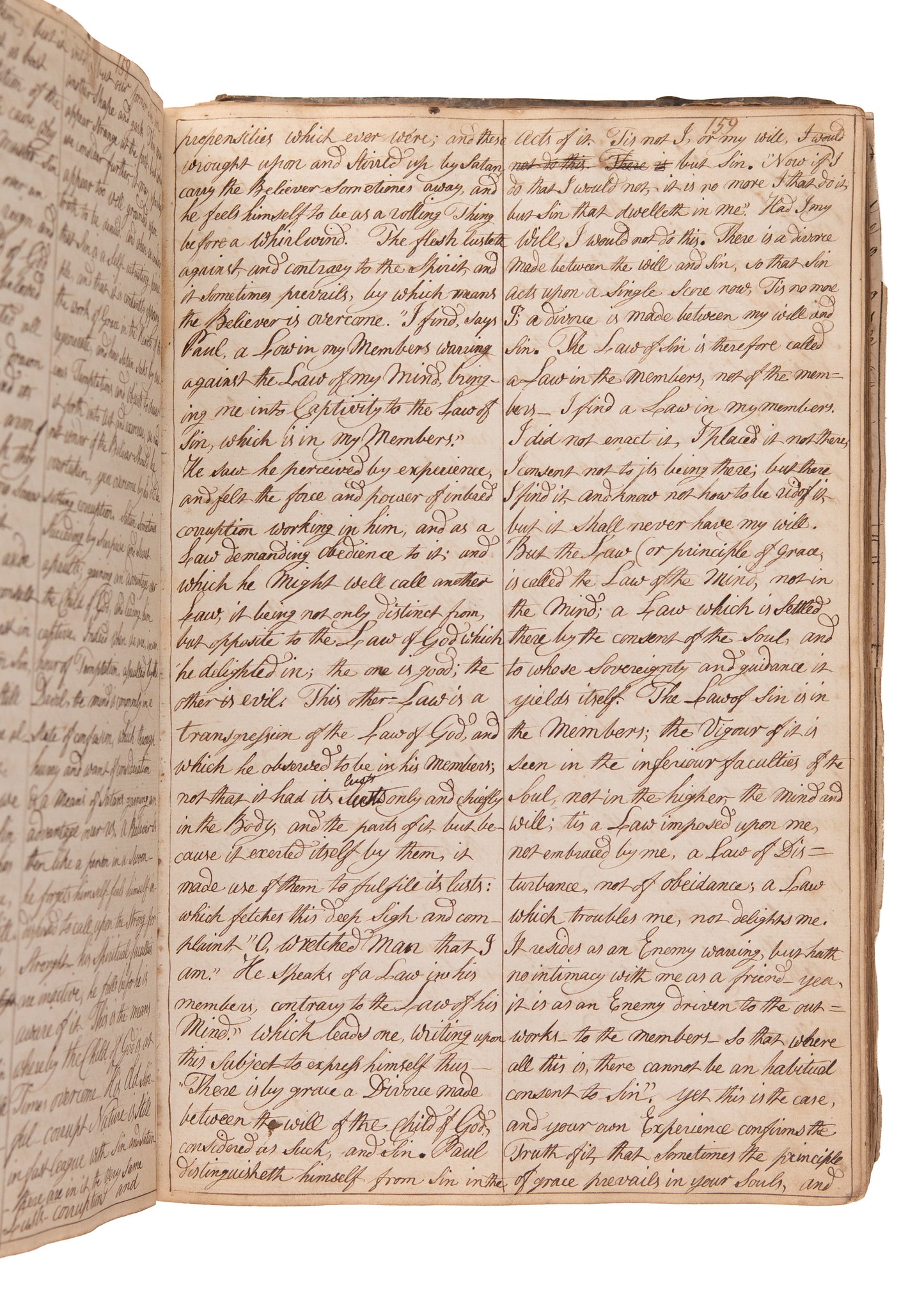 1790 SAMUEL EYLES PIERCE. Important 383pp, 200,000 Unpublished MSs by Important Reformed Baptist Divine.