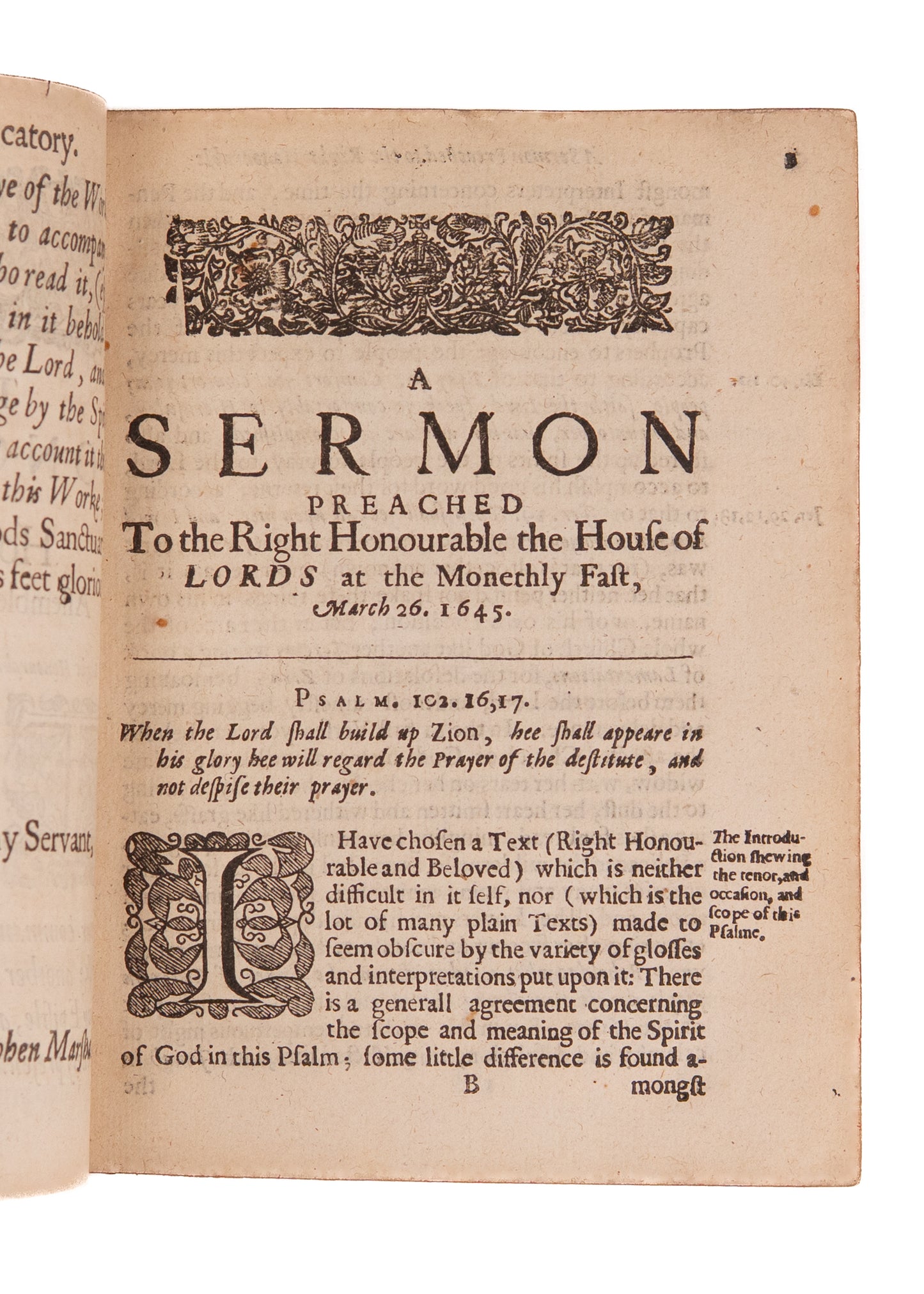 1645 STEPHEN MARSHALL. The Church, God's Masterpiece. A Spurgeon Puritan Favorite.