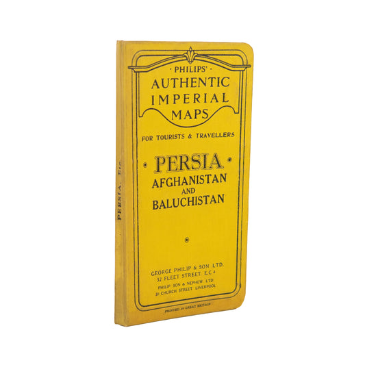 1920 AFGHANISTAN MAP. Philips Imperial Maps: Persia, Afghanistan and Baluchistan. Fine Copy.