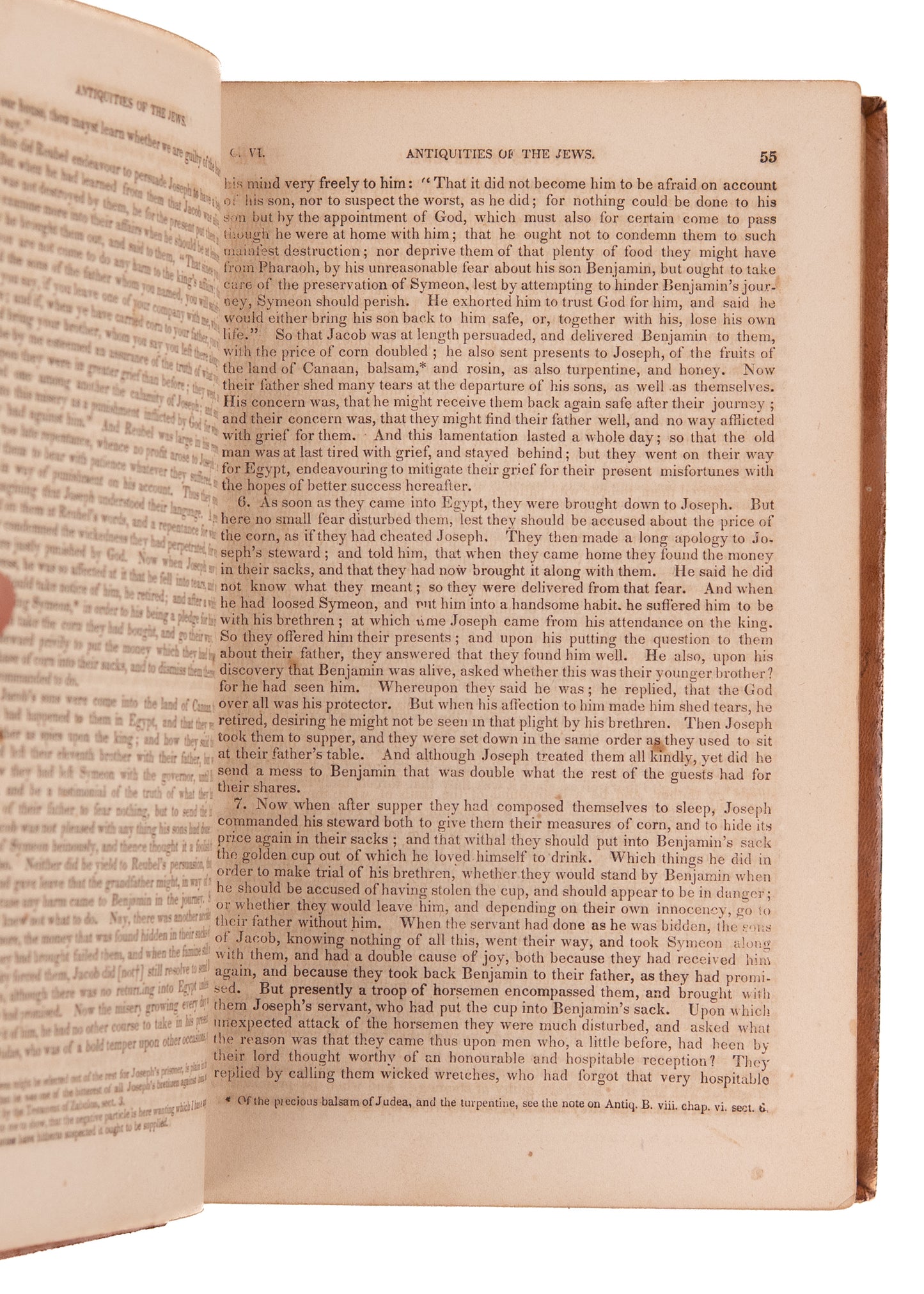 1827 FLAVIUS JOSEPHUS. The Works of Flavius Josephus in Handsome American Sheepskin Binding.