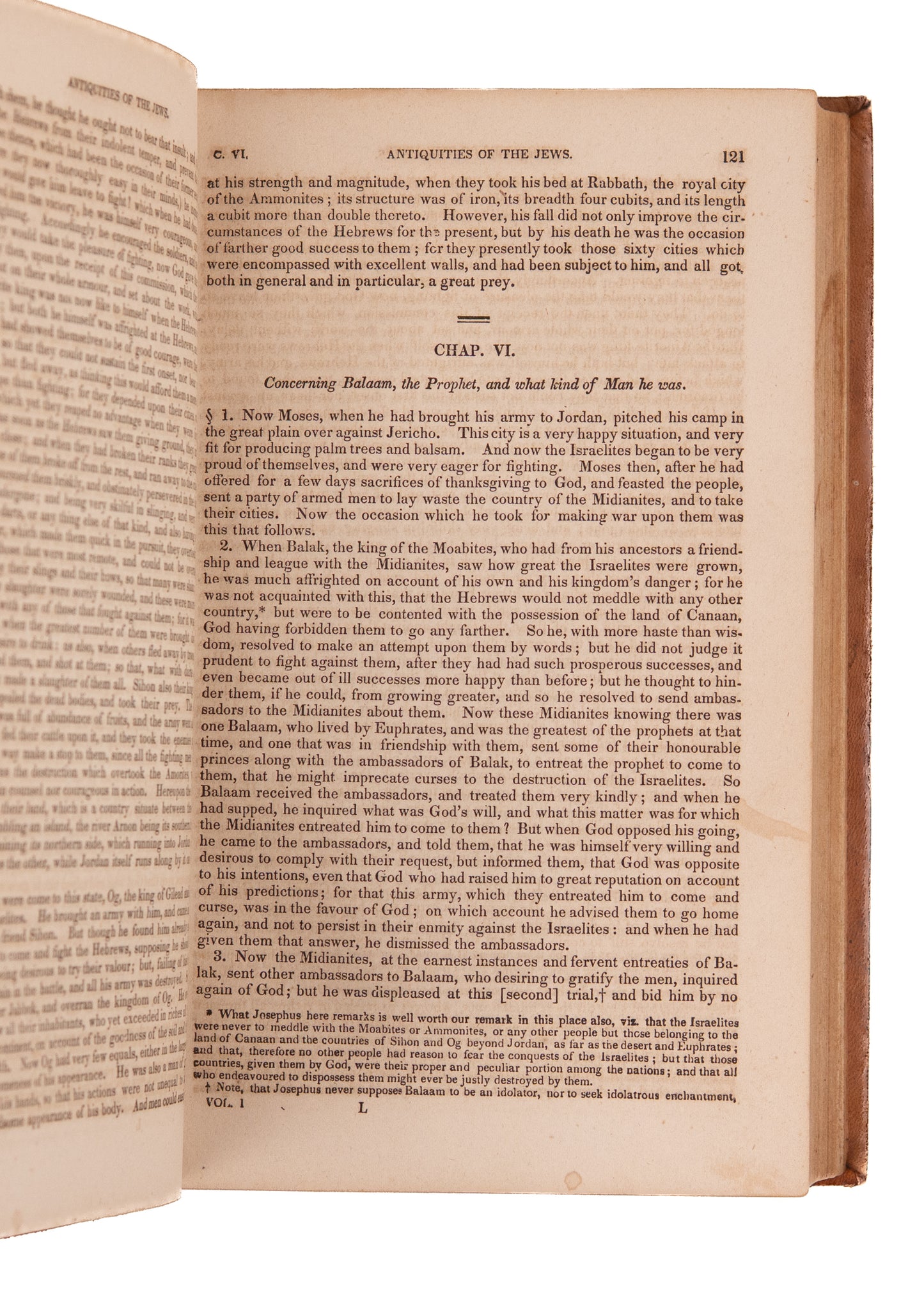 1827 FLAVIUS JOSEPHUS. The Works of Flavius Josephus in Handsome American Sheepskin Binding.
