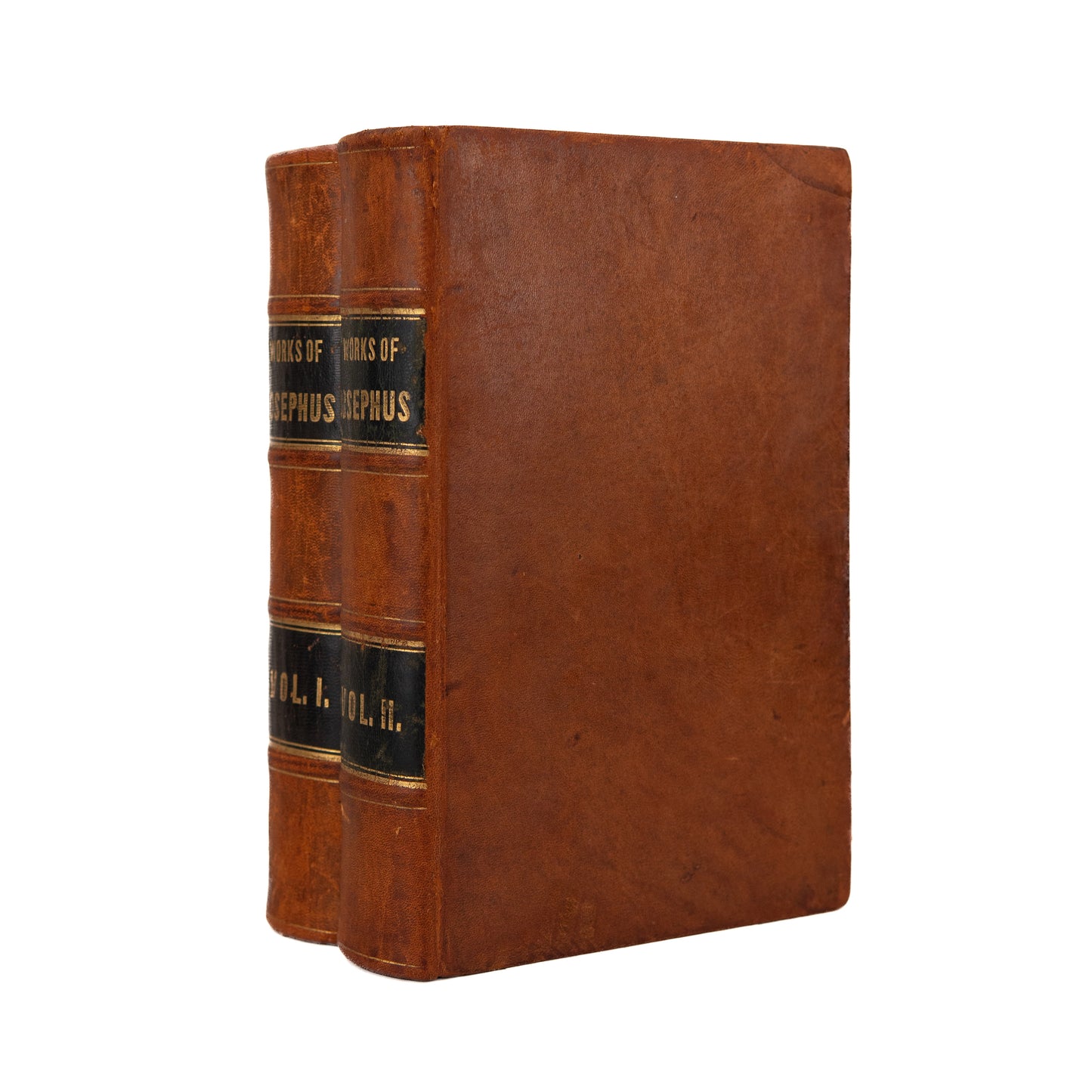1827 FLAVIUS JOSEPHUS. The Works of Flavius Josephus in Handsome American Sheepskin Binding.
