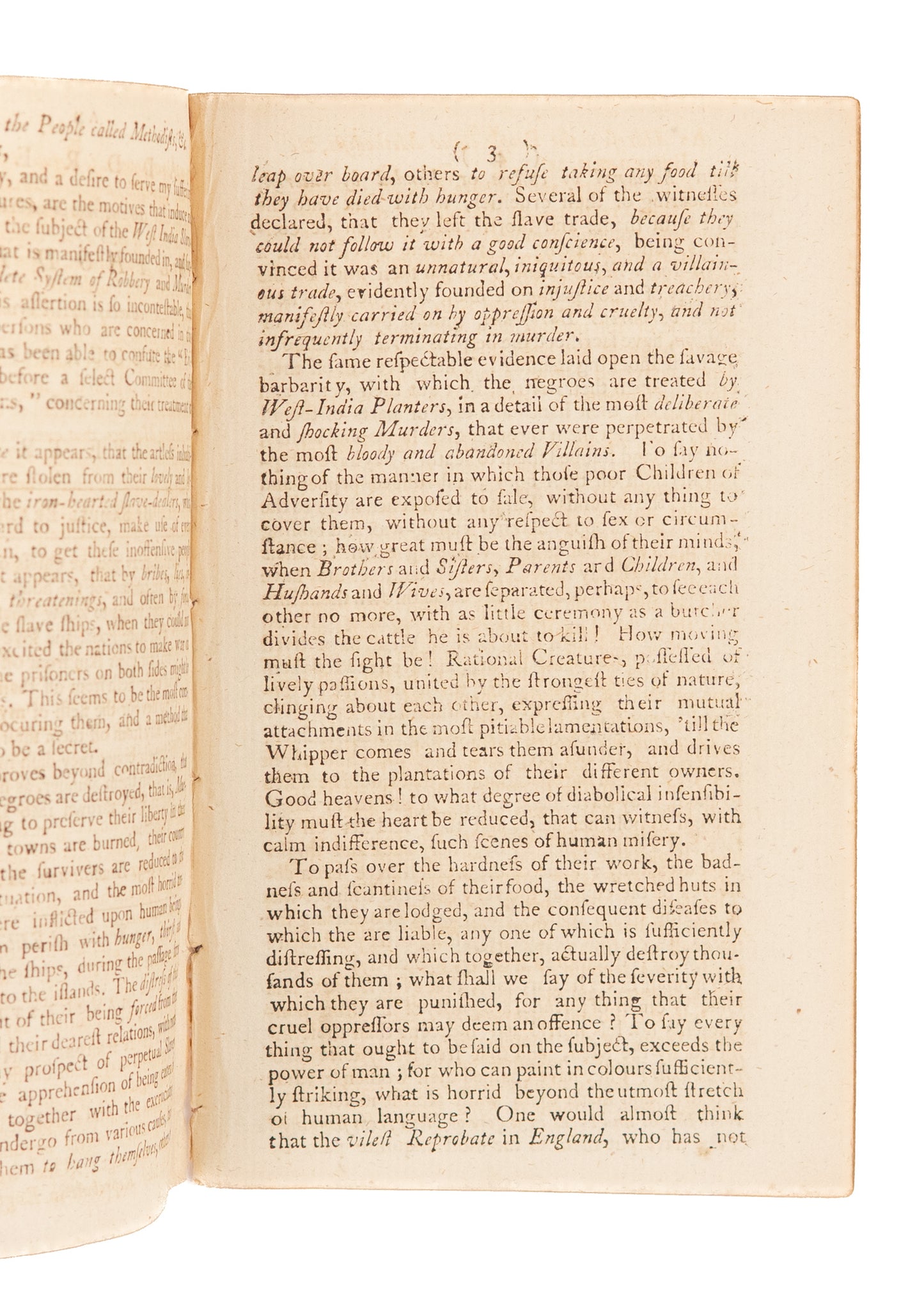 1792 SLAVERY & METHODISTS. An Address Urging Methodists to Join Abolitionists against the Slave Trade.