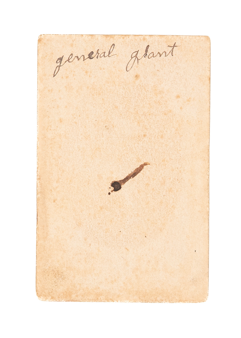 1864 ULYSSES S. GRANT. Important, Undocumented Carte de Visite when Promoted to General.