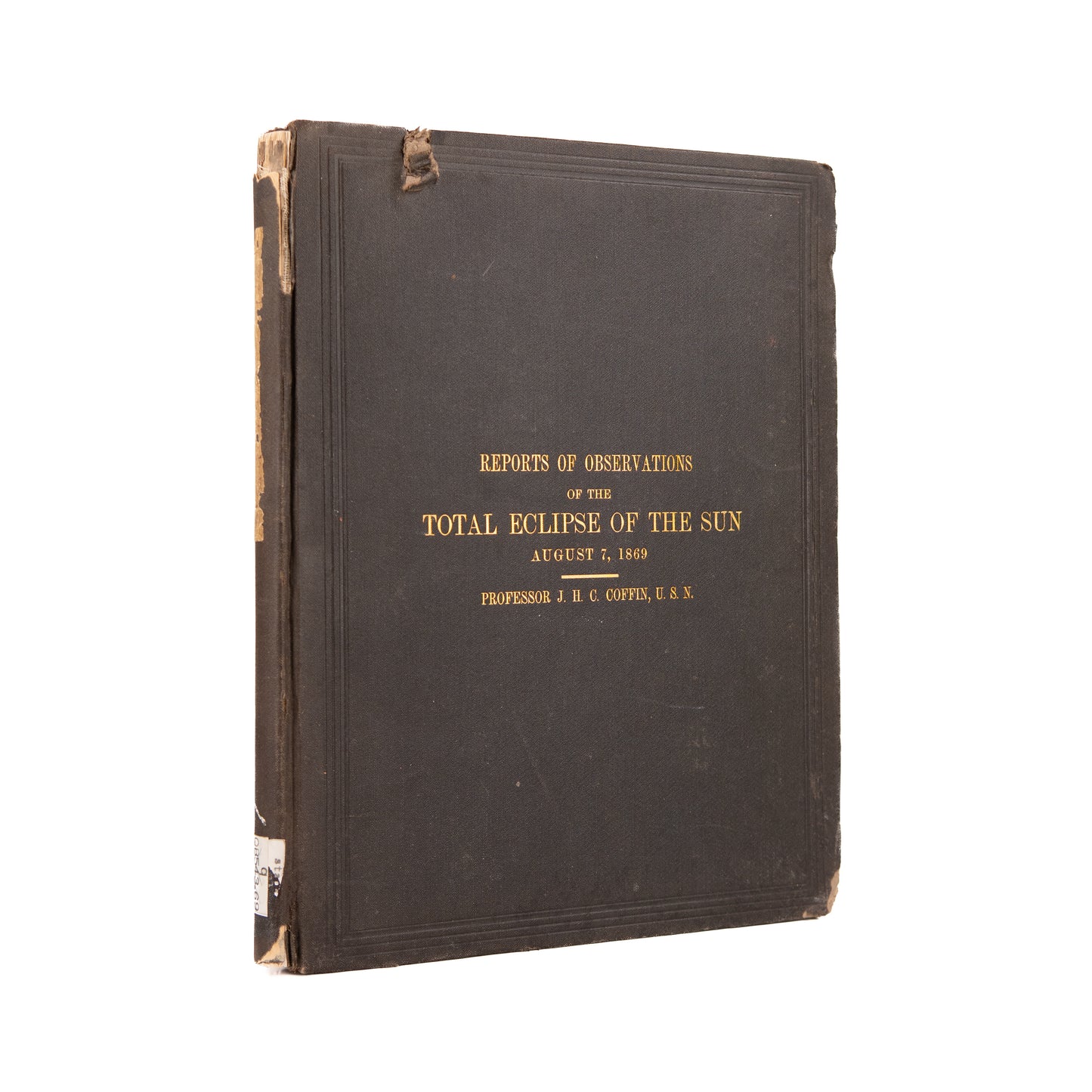 1869 ECLIPSE & ASTRONOMY. First-Hand Reports of Iowa Eclipse w/ 10 Plates & Original Photographs.