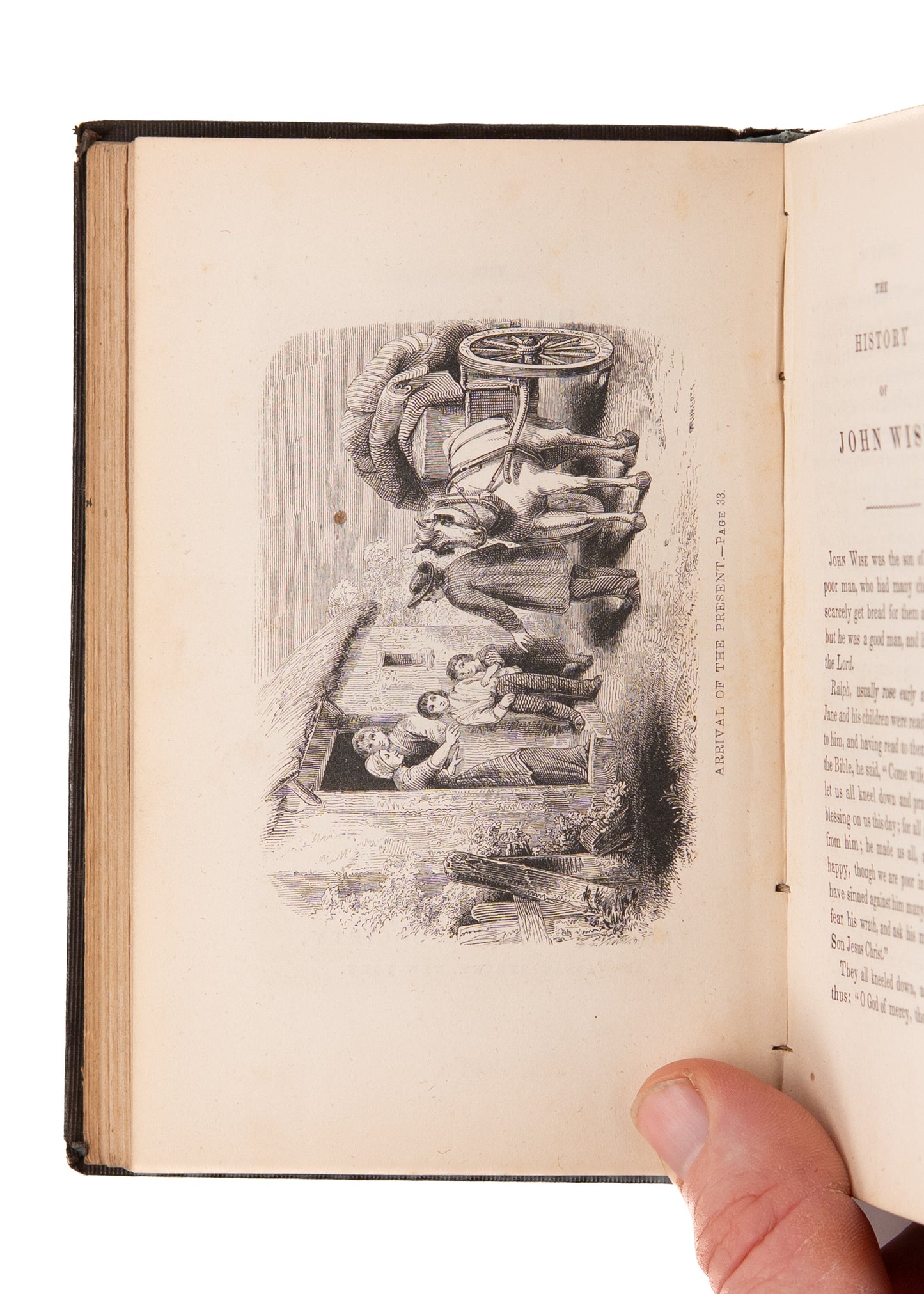 1850 JUVENILE TRACTS. Superb Three Volume Set of "Books for Children and Youth" American Tract Society.