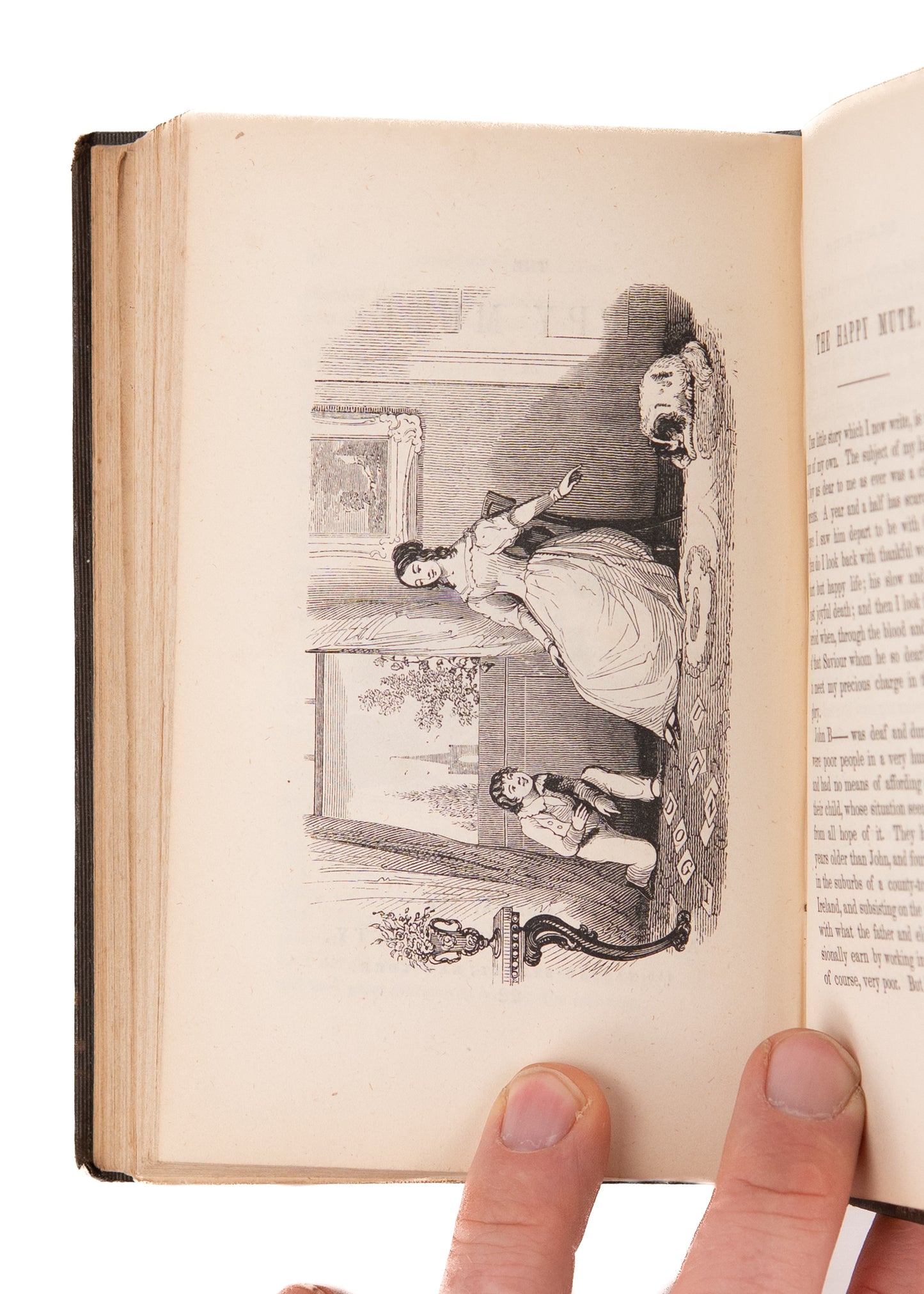 1850 JUVENILE TRACTS. Superb Three Volume Set of "Books for Children and Youth" American Tract Society.