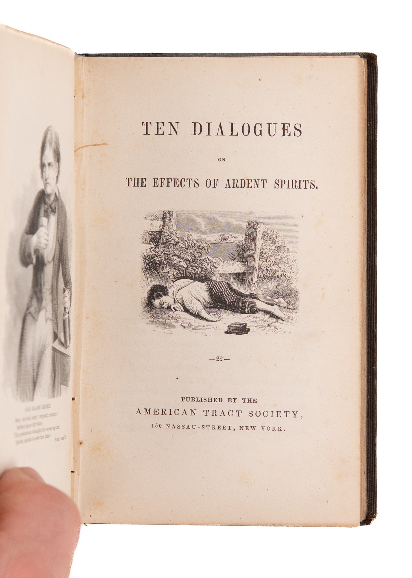 1850 JUVENILE TRACTS. Superb Three Volume Set of "Books for Children and Youth" American Tract Society.