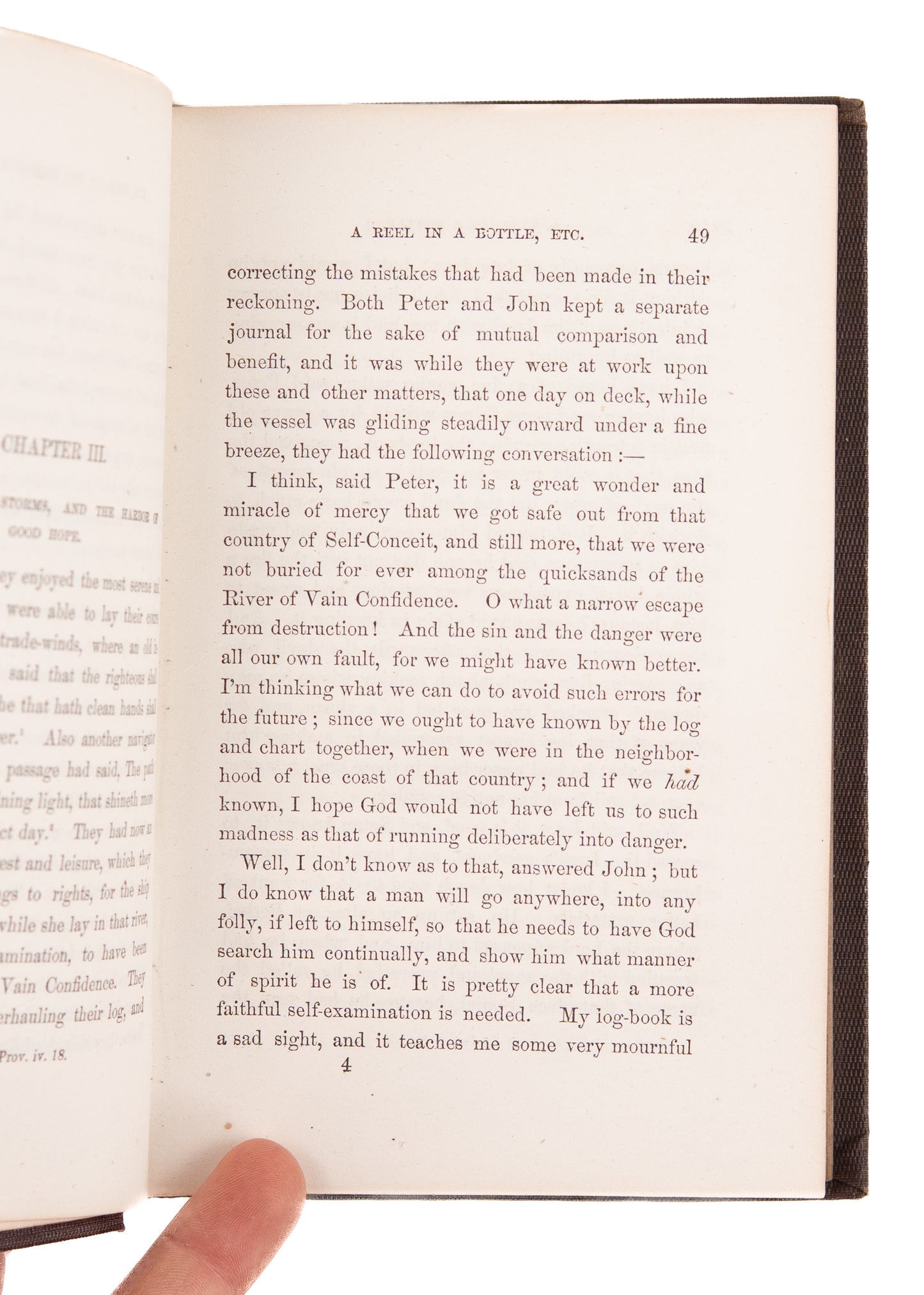 1852 PILGRIM'S PROGRESS AT SEA. Rare American Variant of Bunyan for Seamen. Whaling - Moby Dick Interest.