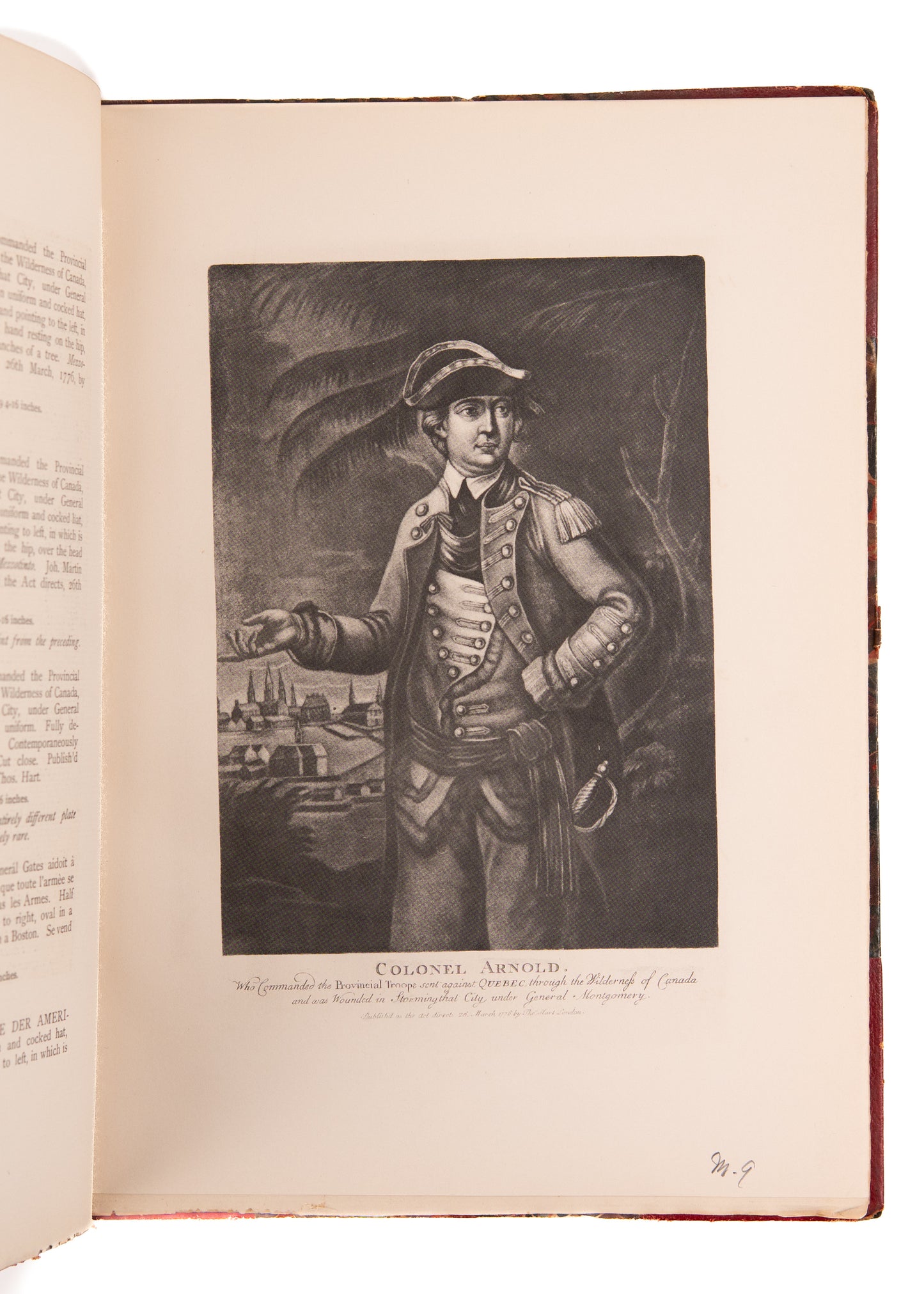 1776 AMERICAN REVOLUTION. Superb Engravings of Revolutionary War Army & Navy Officers.