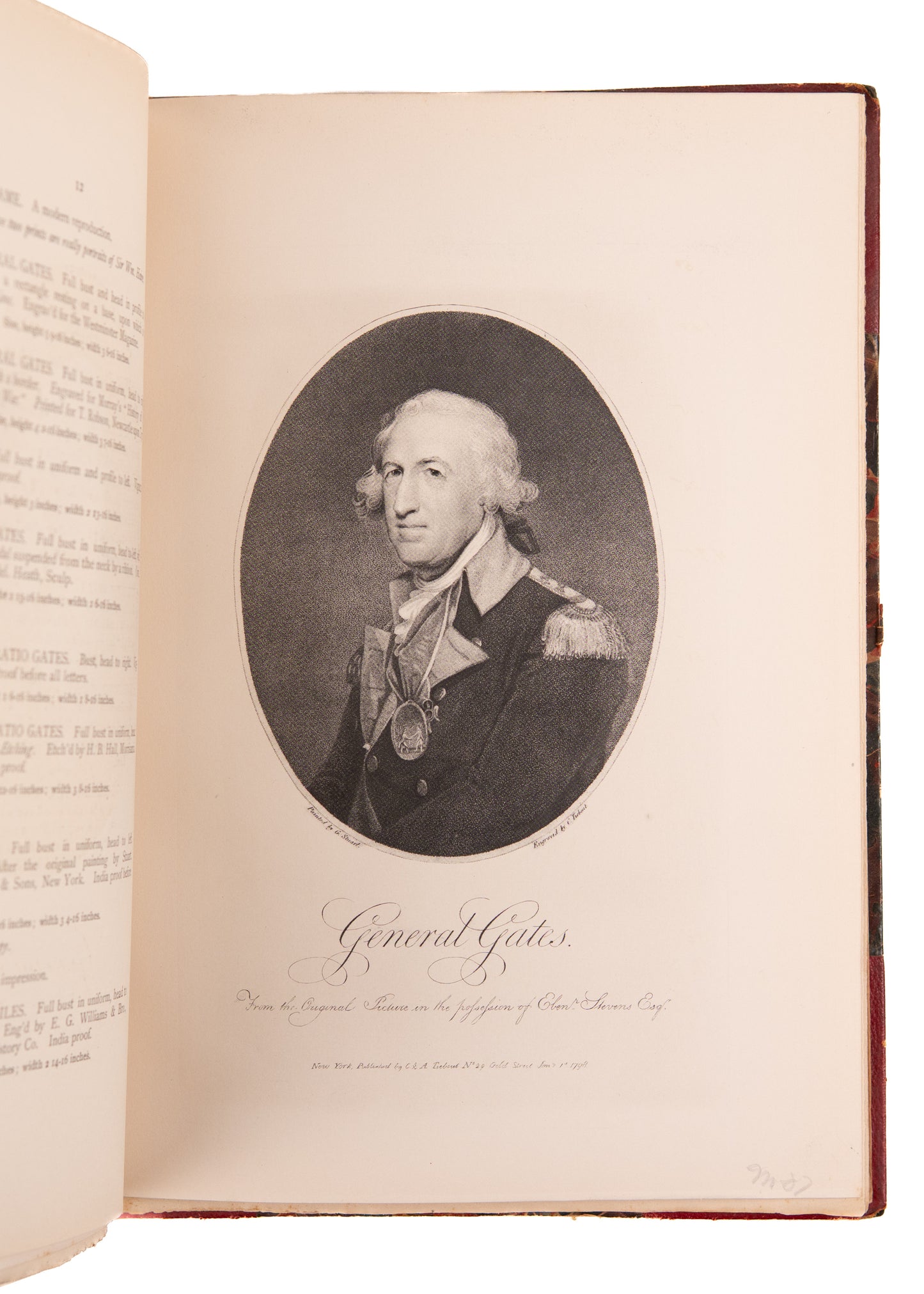 1776 AMERICAN REVOLUTION. Superb Engravings of Revolutionary War Army & Navy Officers.