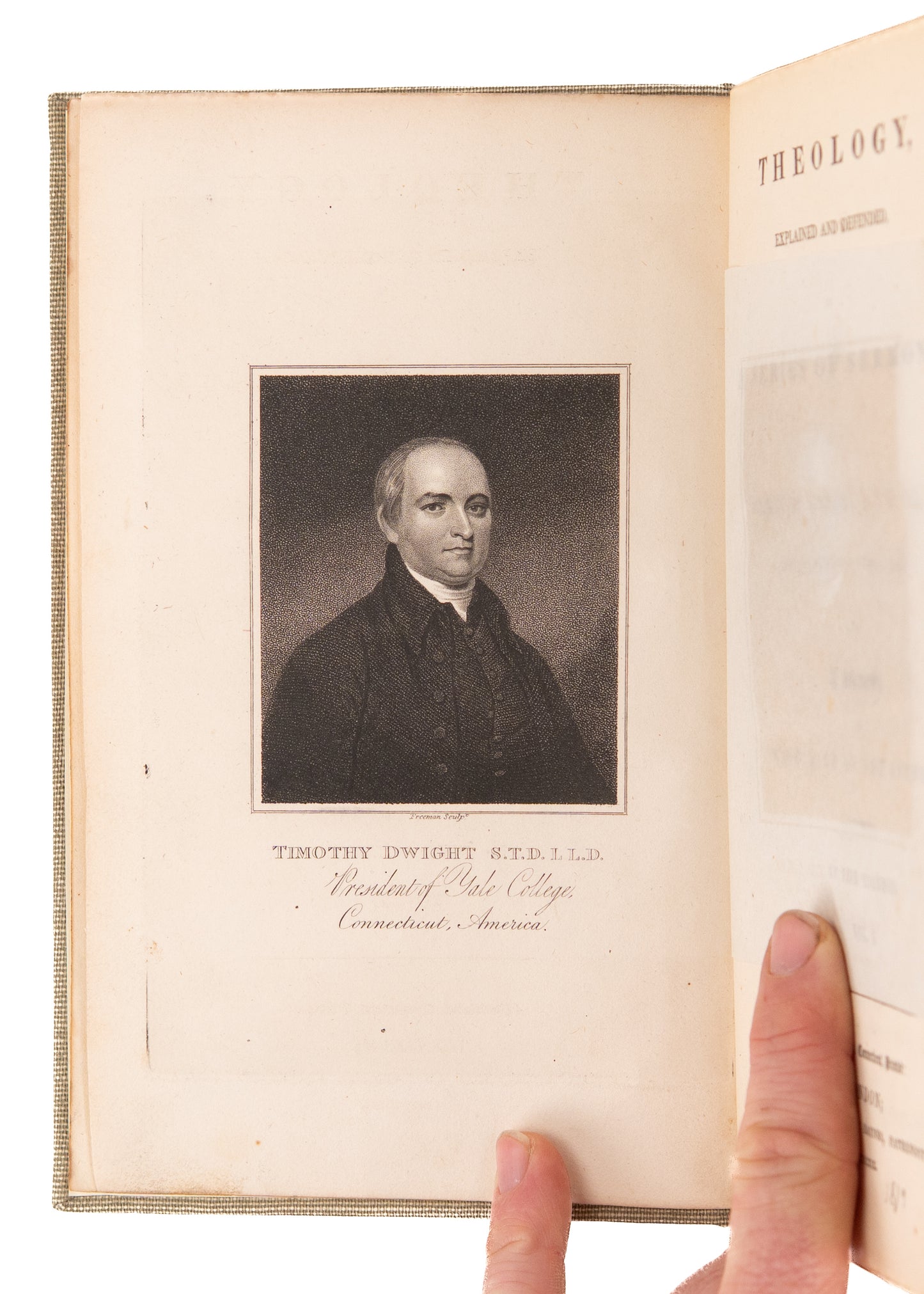 1819 TIMOTHY DWIGHT. Yale Second Great Awakening - System of Evangelical Calvinistic Theology.