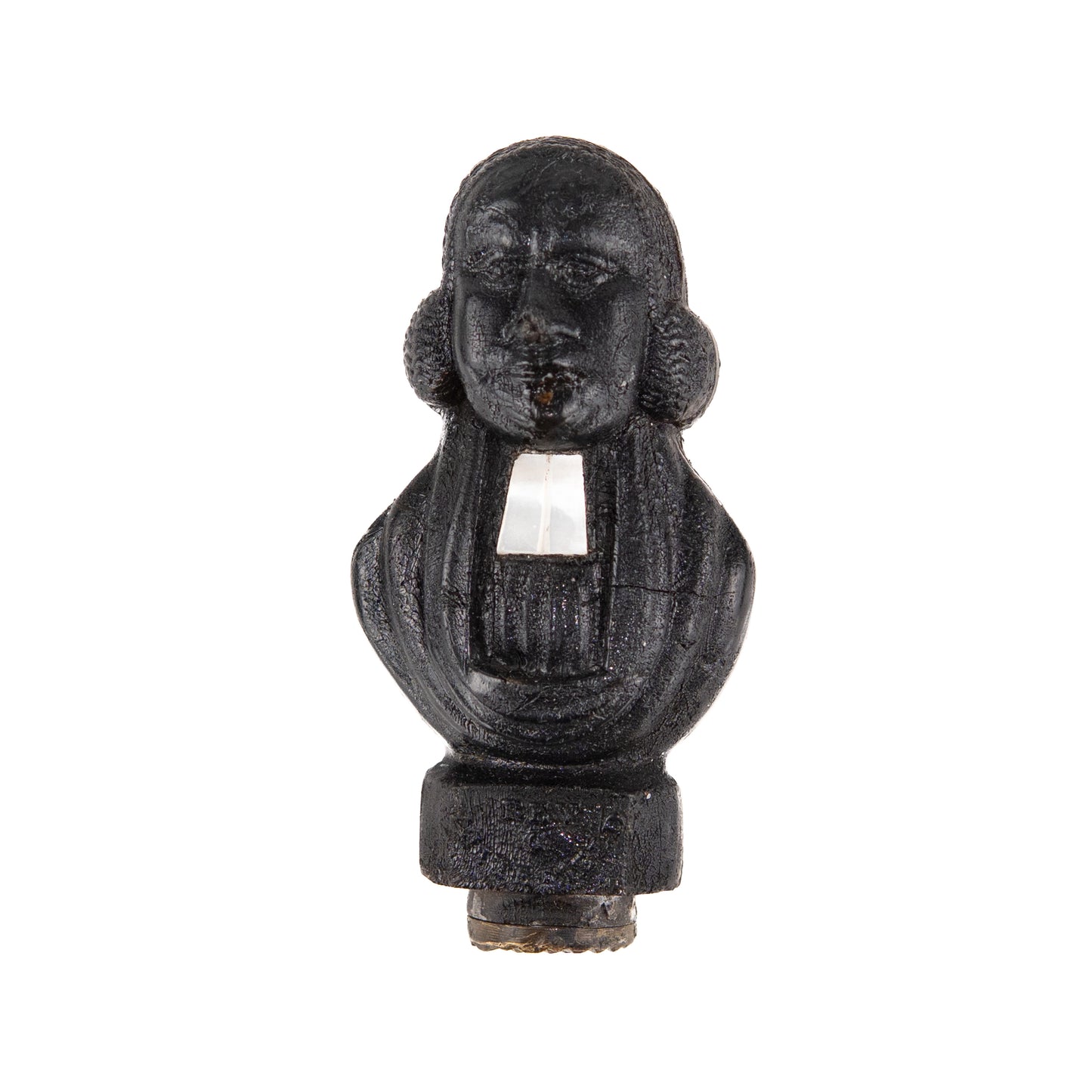 1839 GEORGE WHITEFIELD. Fine Ebony and Mother of Pearl Wax Seal - Great Awakening Centenary.